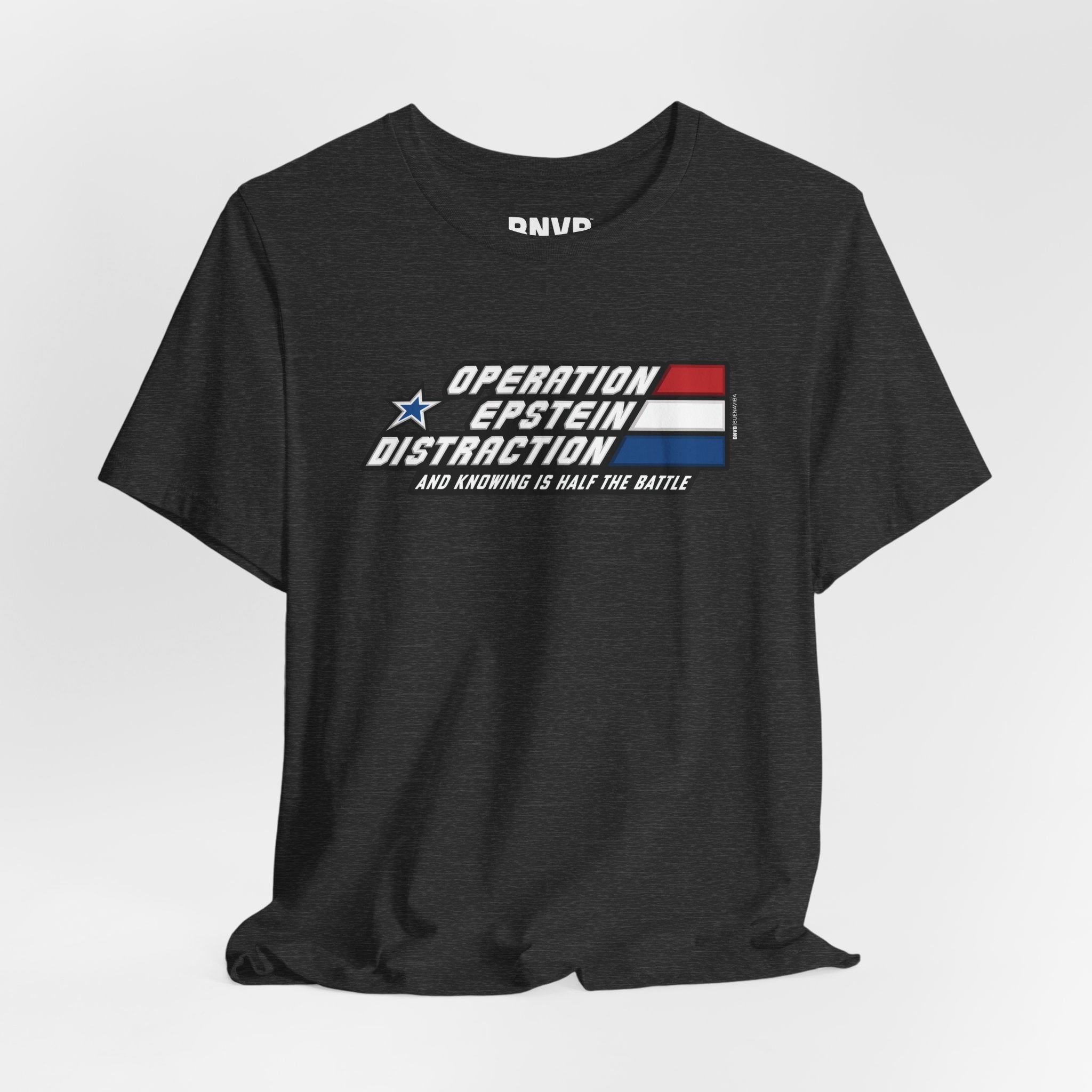 Operation Epstein Distraction Tee - Stripe Edition