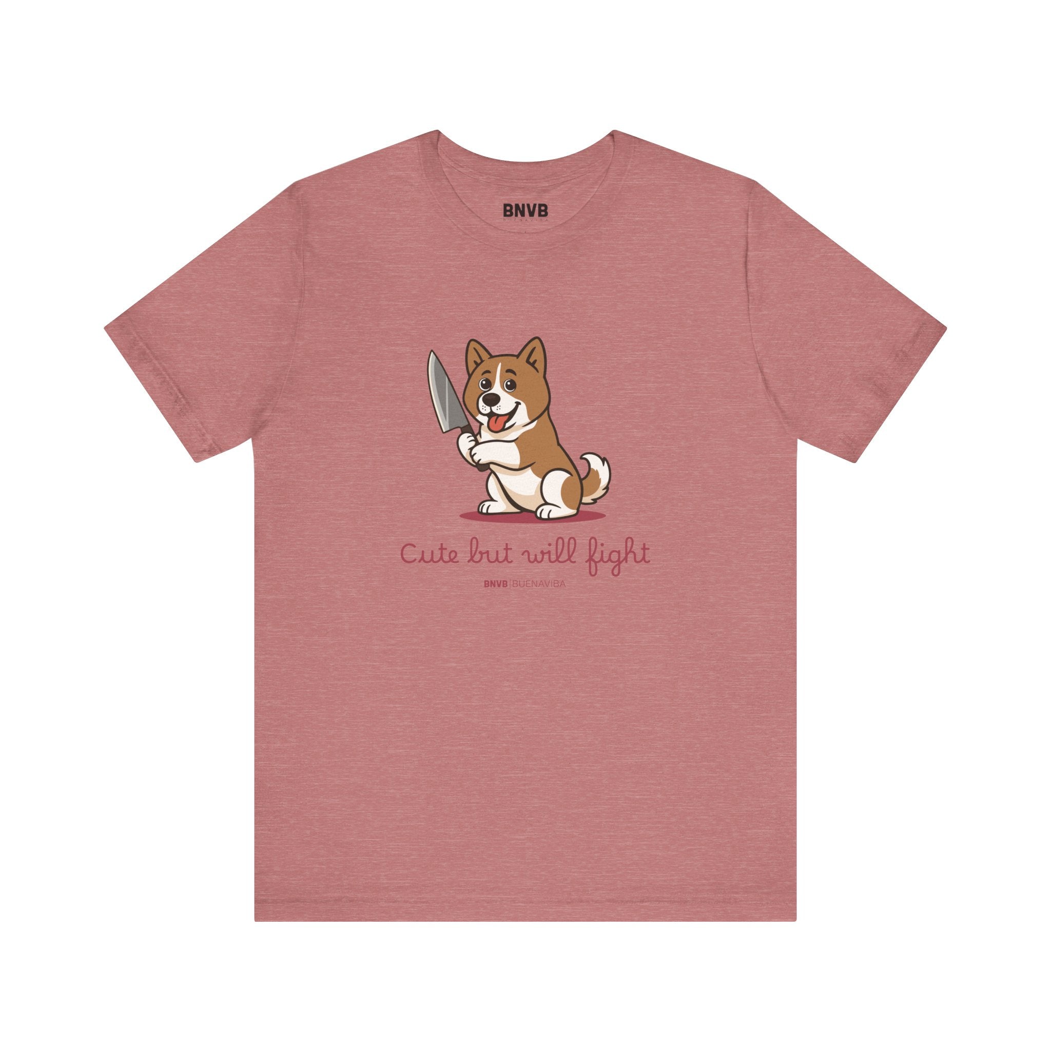 Cute But Will Fight Tee 🐾 | Akita Puppy Dog Lover T-Shirt