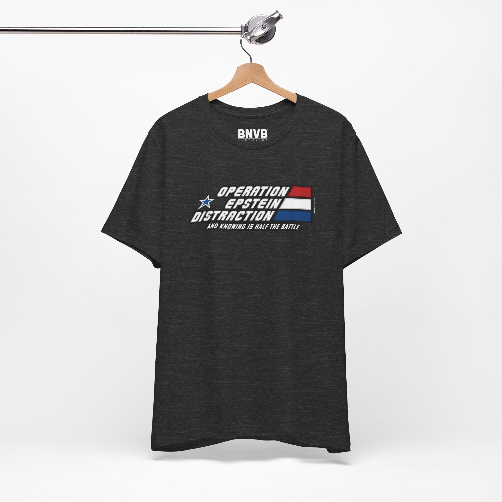 Operation Epstein Distraction Tee - Stripe Edition