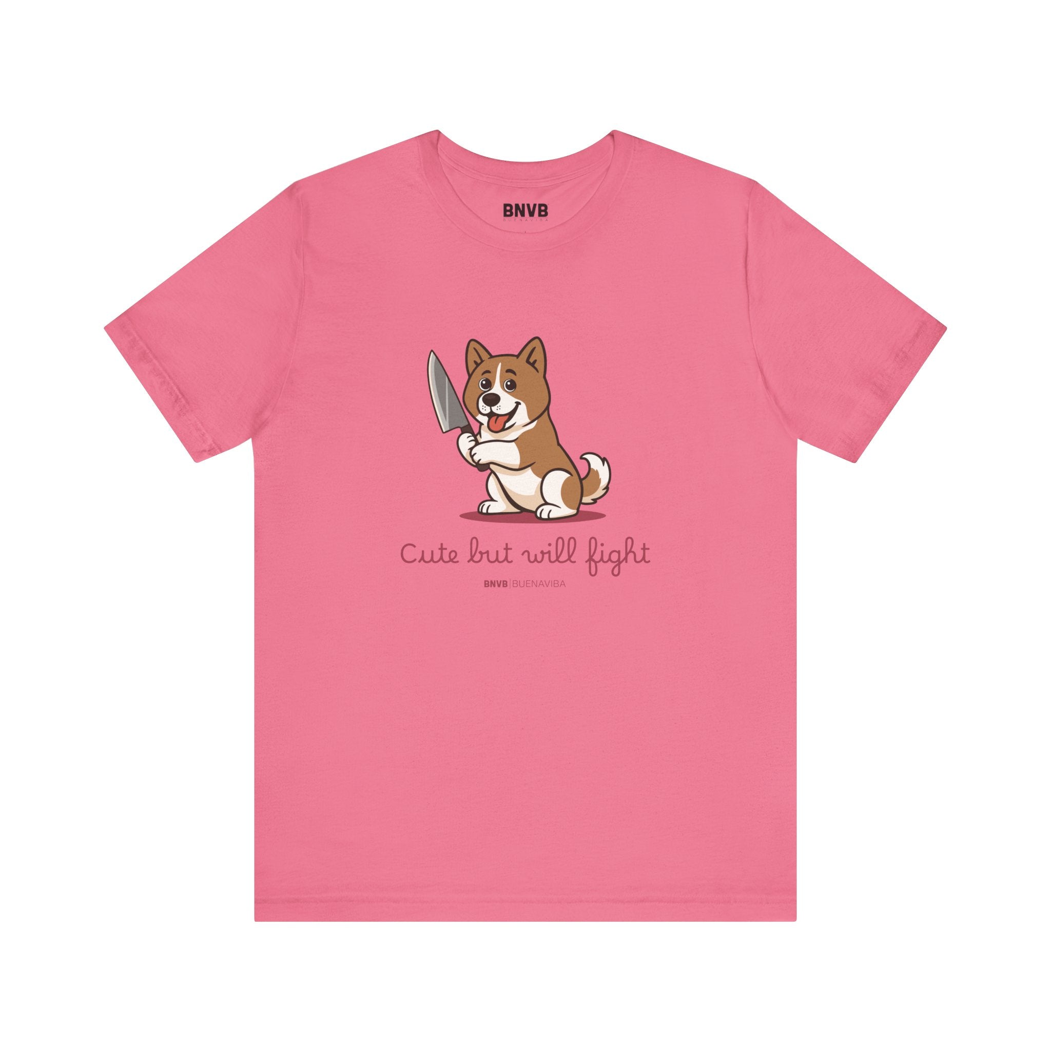 Cute But Will Fight Tee 🐾 | Akita Puppy Dog Lover T-Shirt