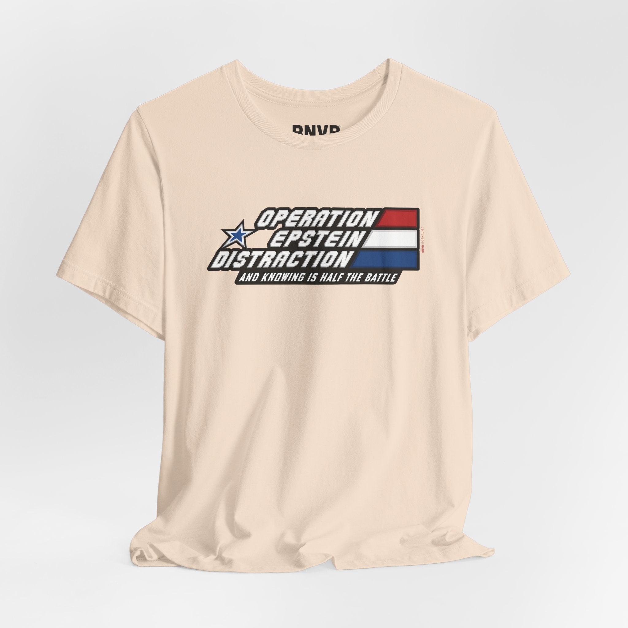 Operation Epstein Distraction Tee - Stripe Edition