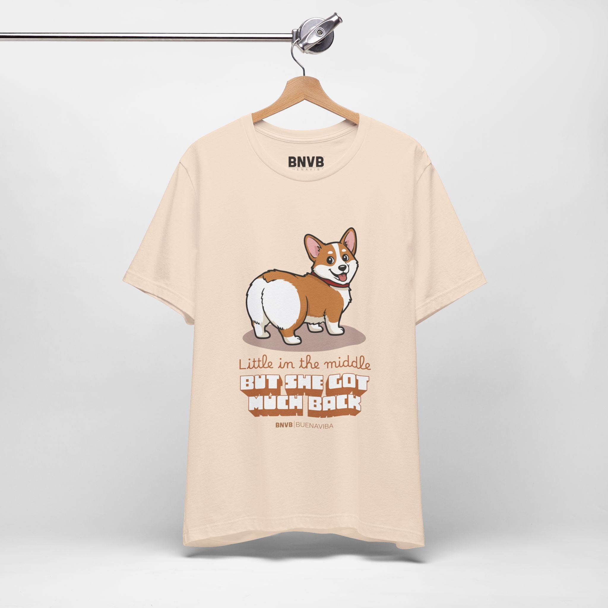Little in the Middle, Much Back Corgi Tee
