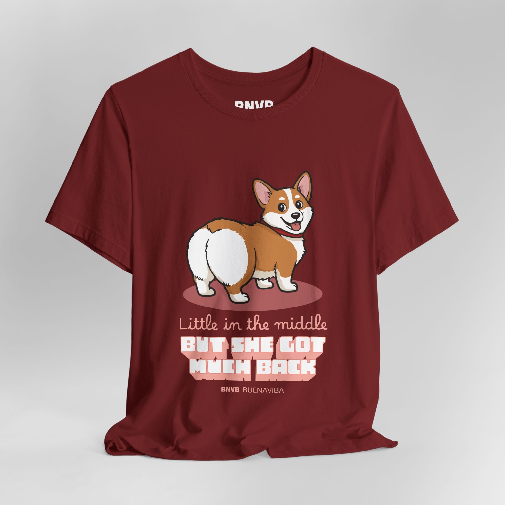 Little in the Middle, Much Back Corgi Tee