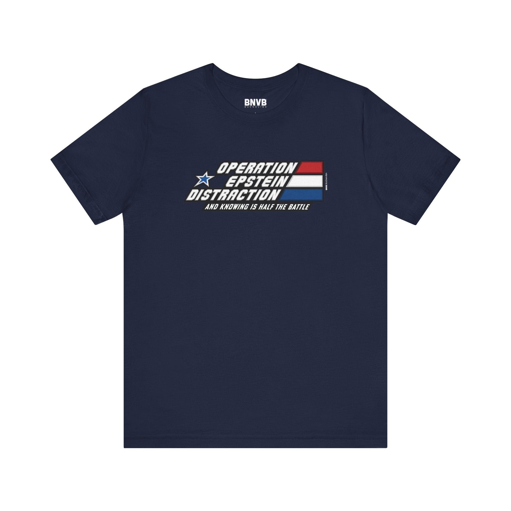 Operation Epstein Distraction Tee - Stripe Edition