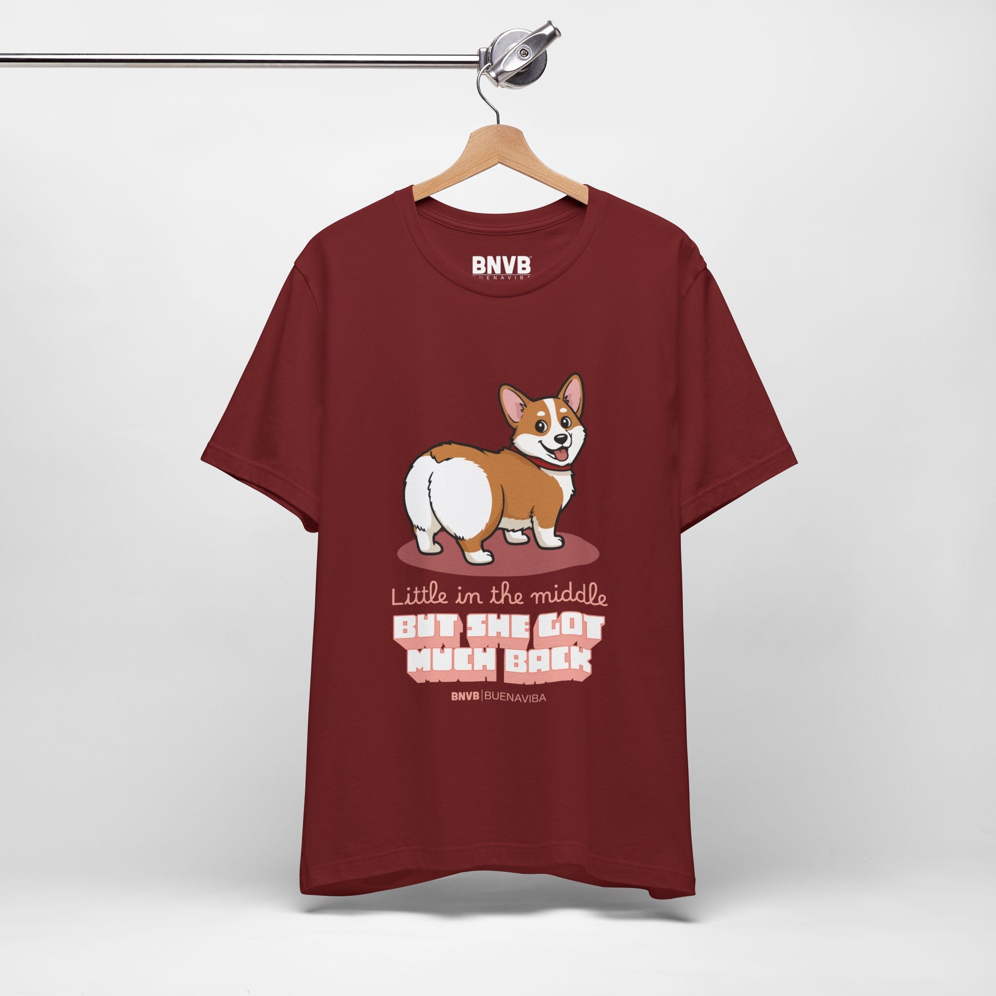 Little in the Middle, Much Back Corgi Tee