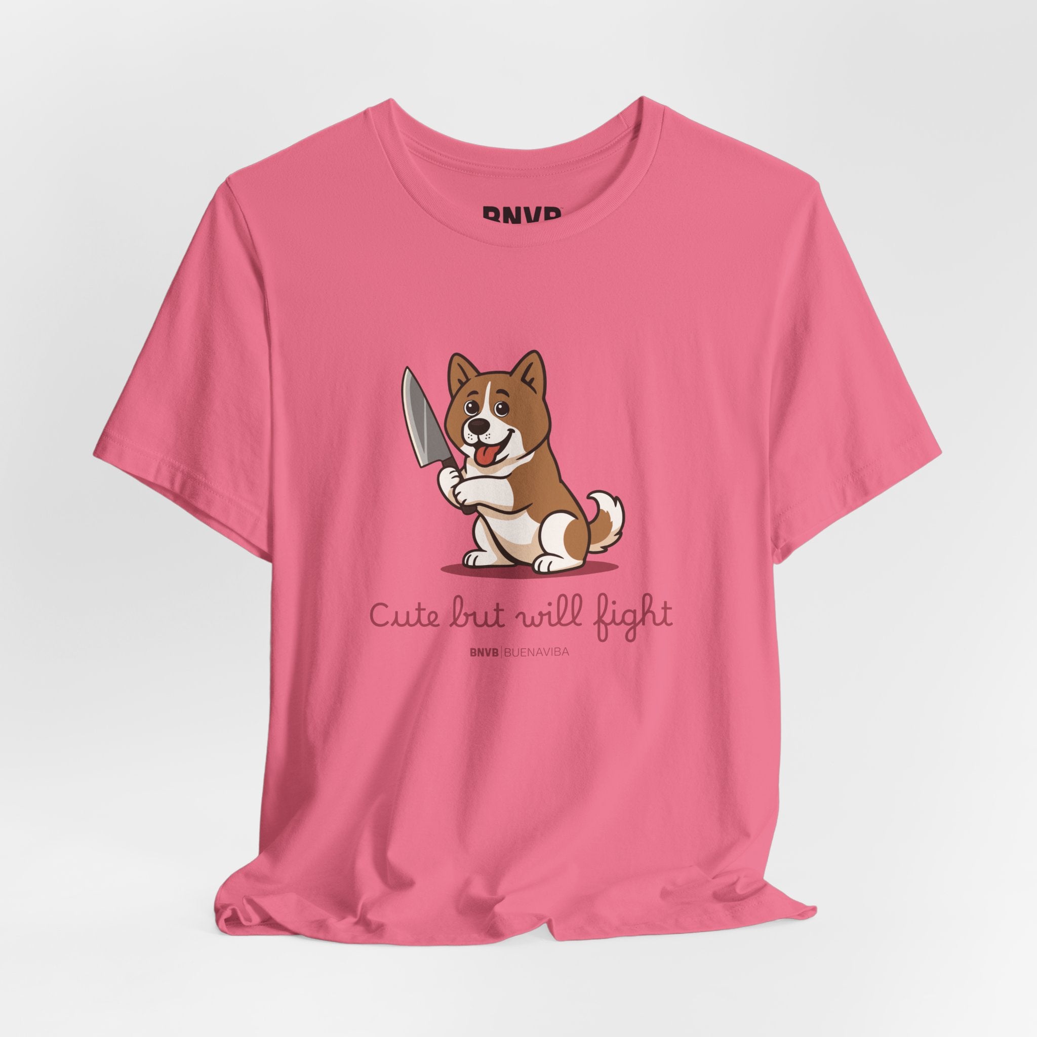 Cute But Will Fight Tee 🐾 | Akita Puppy Dog Lover T-Shirt
