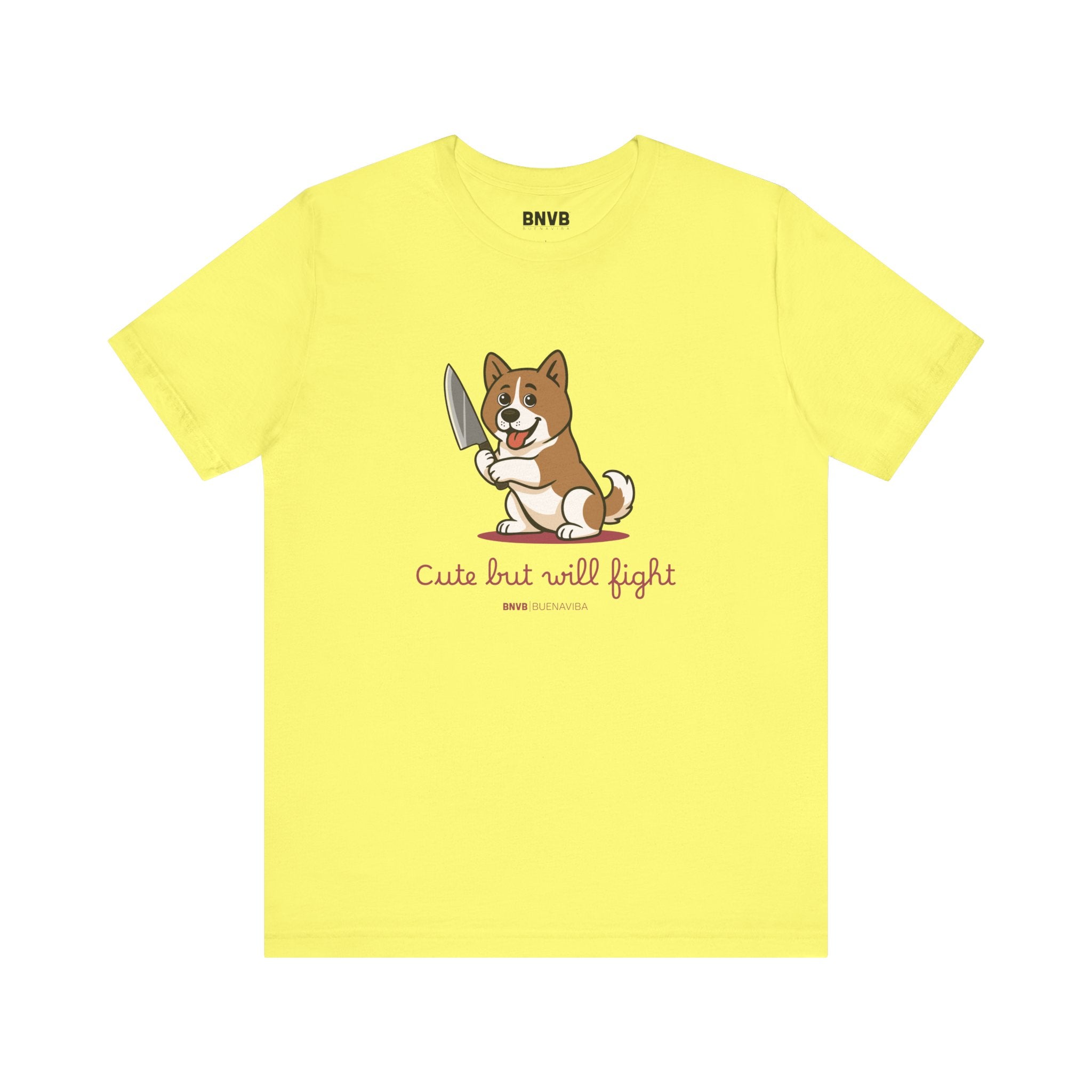 Cute But Will Fight Tee 🐾 | Akita Puppy Dog Lover T-Shirt