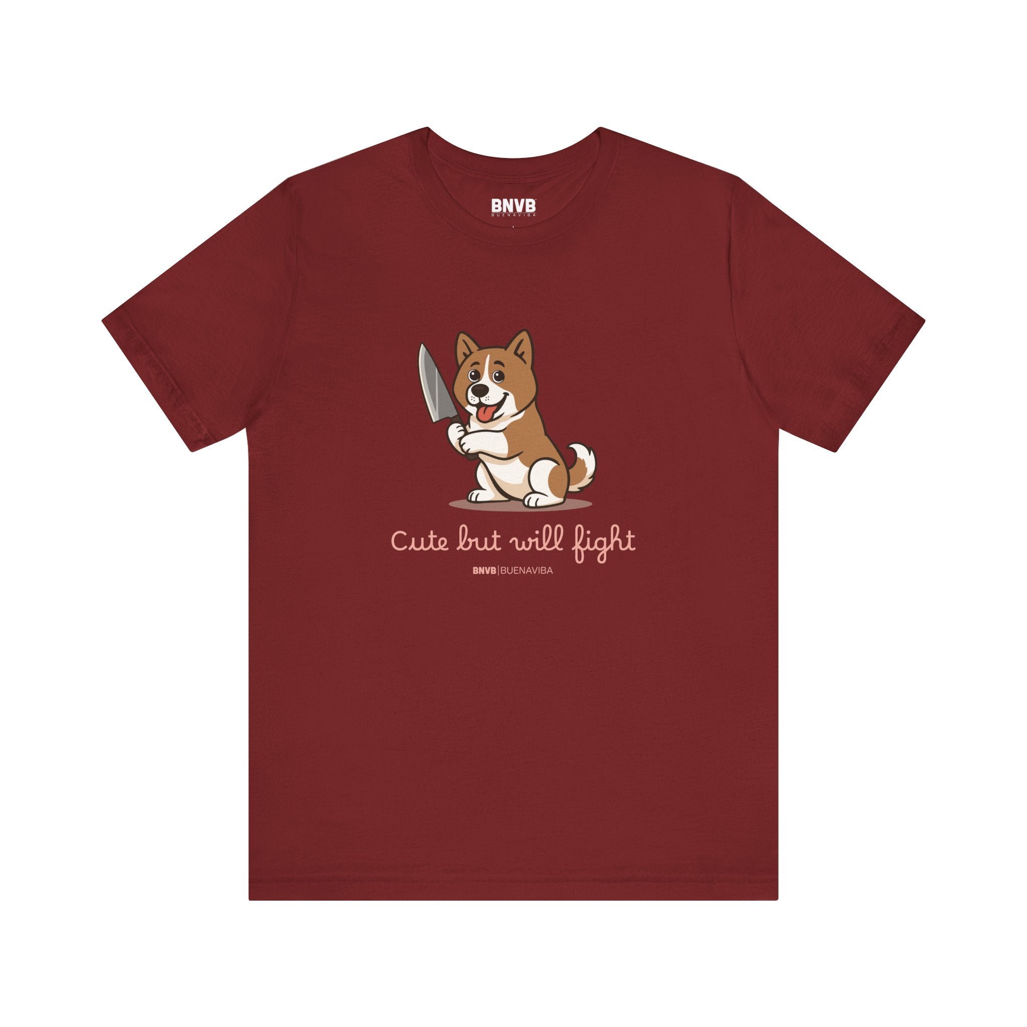 Cute But Will Fight Tee 🐾 | Akita Puppy Dog Lover T-Shirt
