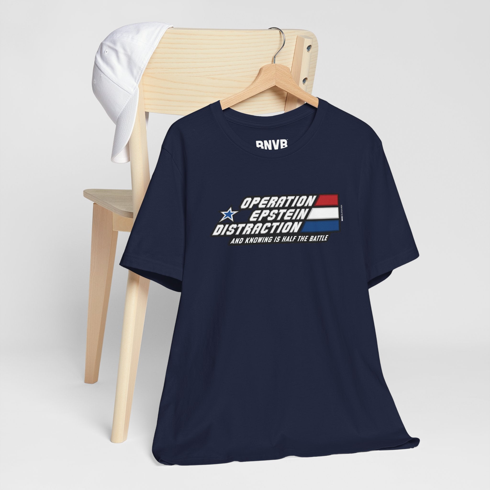 Operation Epstein Distraction Tee - Stripe Edition