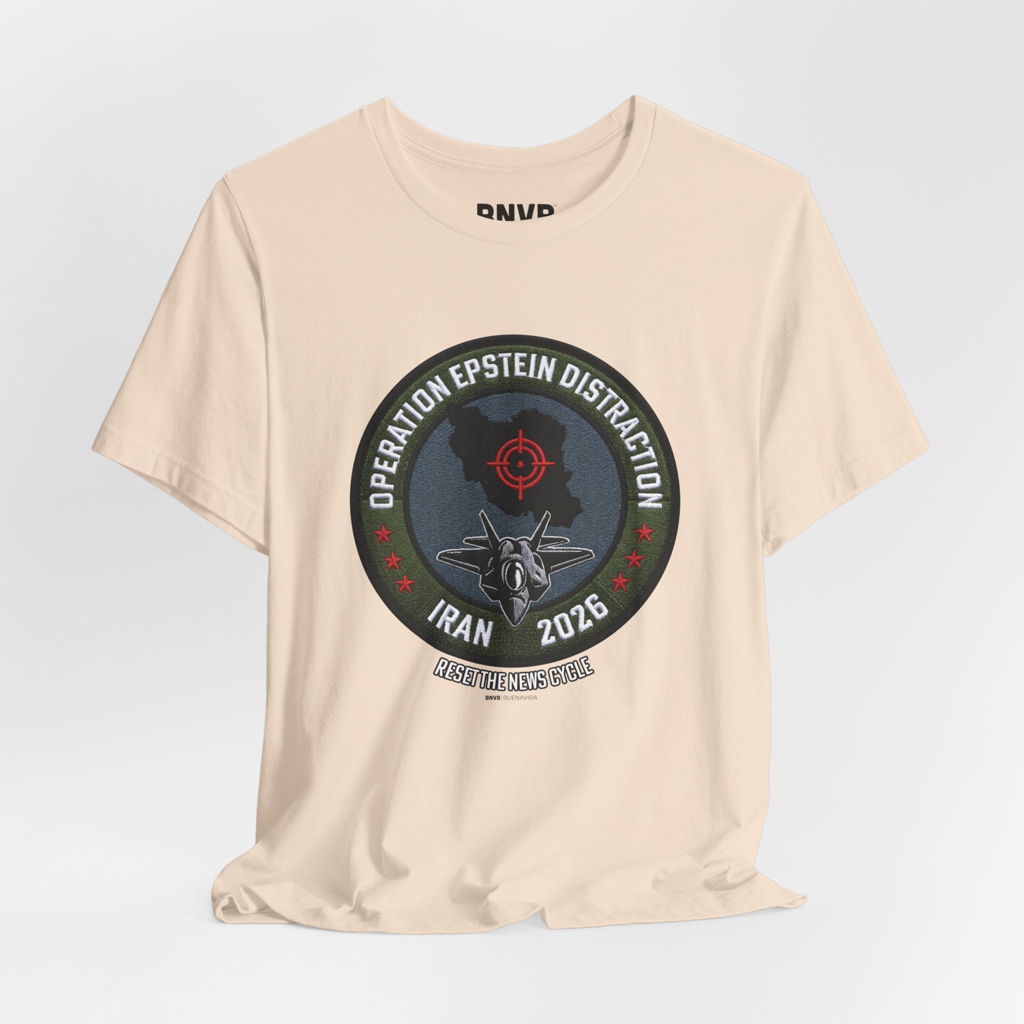 Operation Epstein Distraction Tee - Military Patch Edition