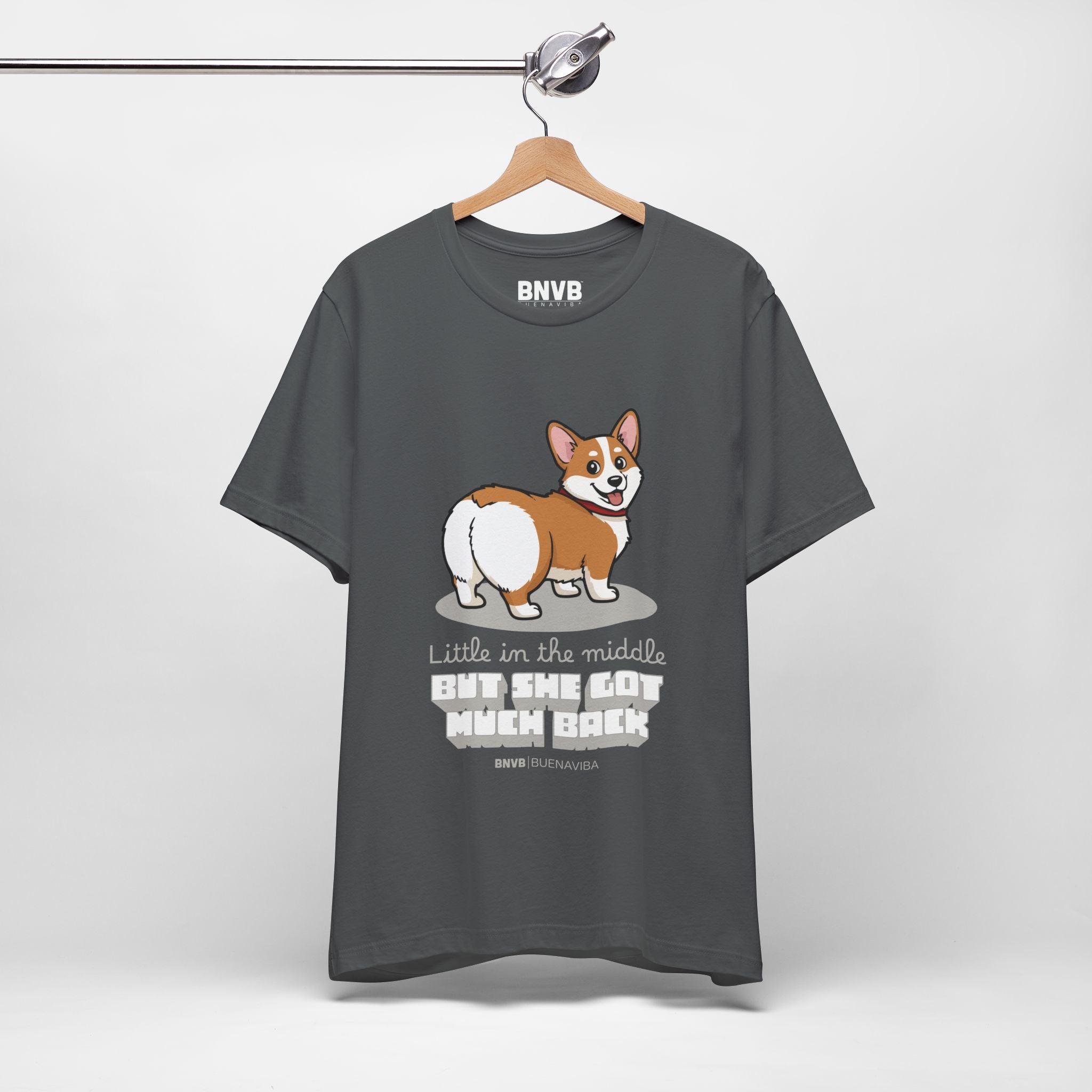 Little in the Middle, Much Back Corgi Tee
