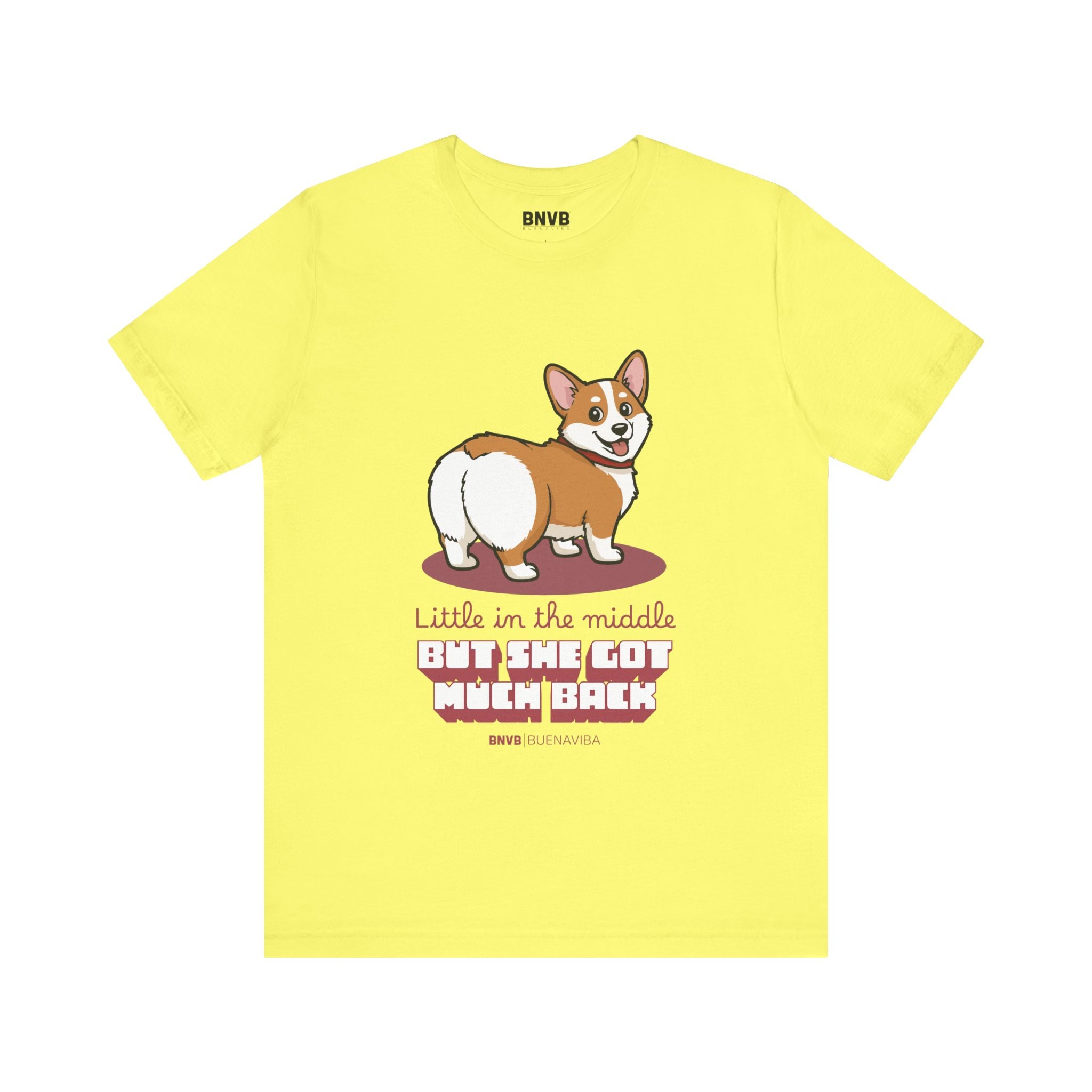 Little in the Middle, Much Back Corgi Tee
