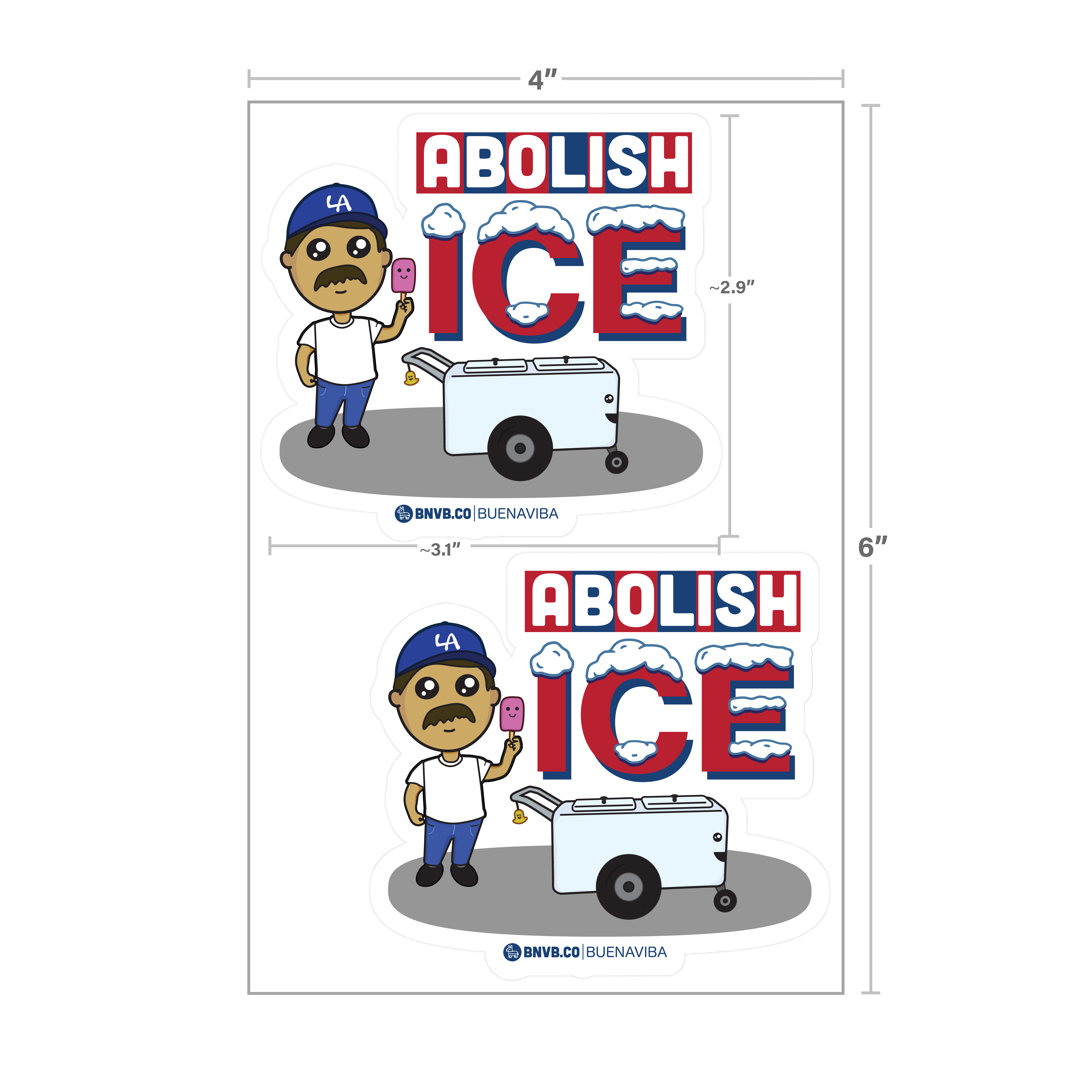 Abolish ICE Stickers
