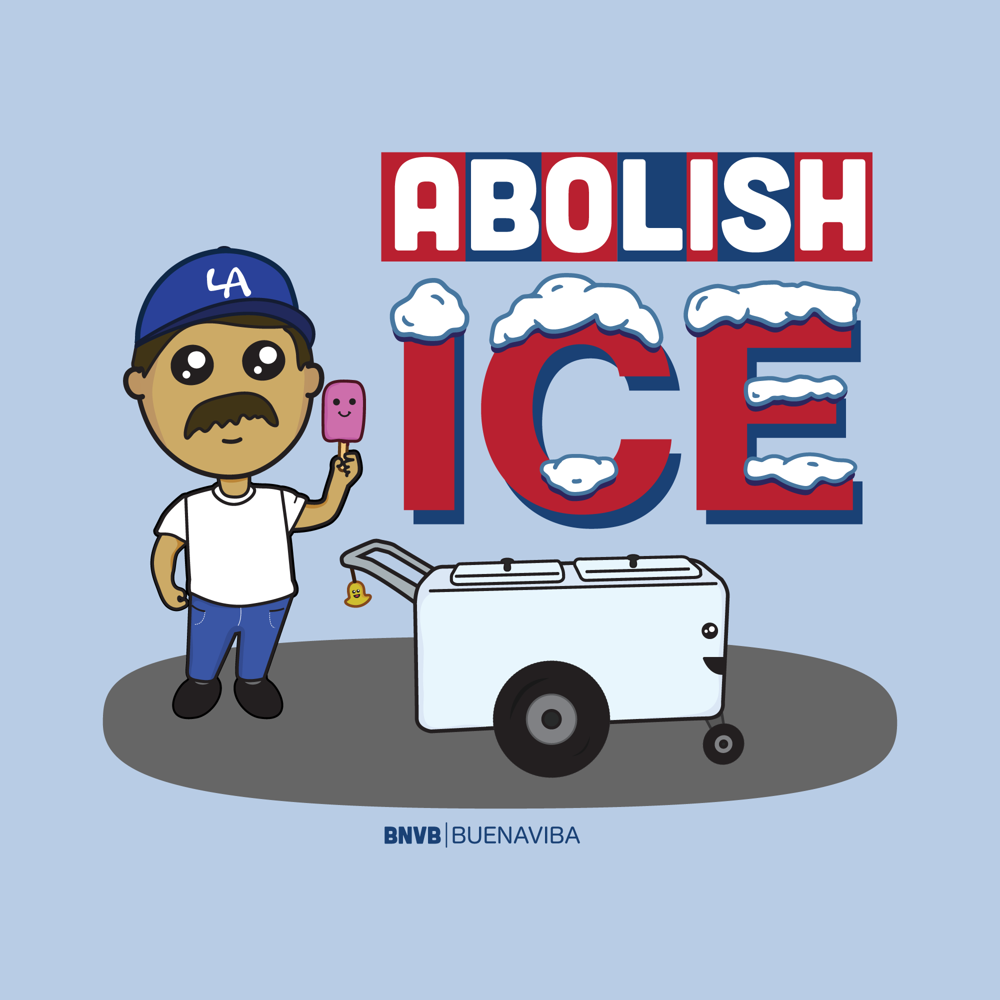 Abolish ICE Paletero Tee