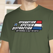 Operation Epstein Distraction Tee - Stripe Edition