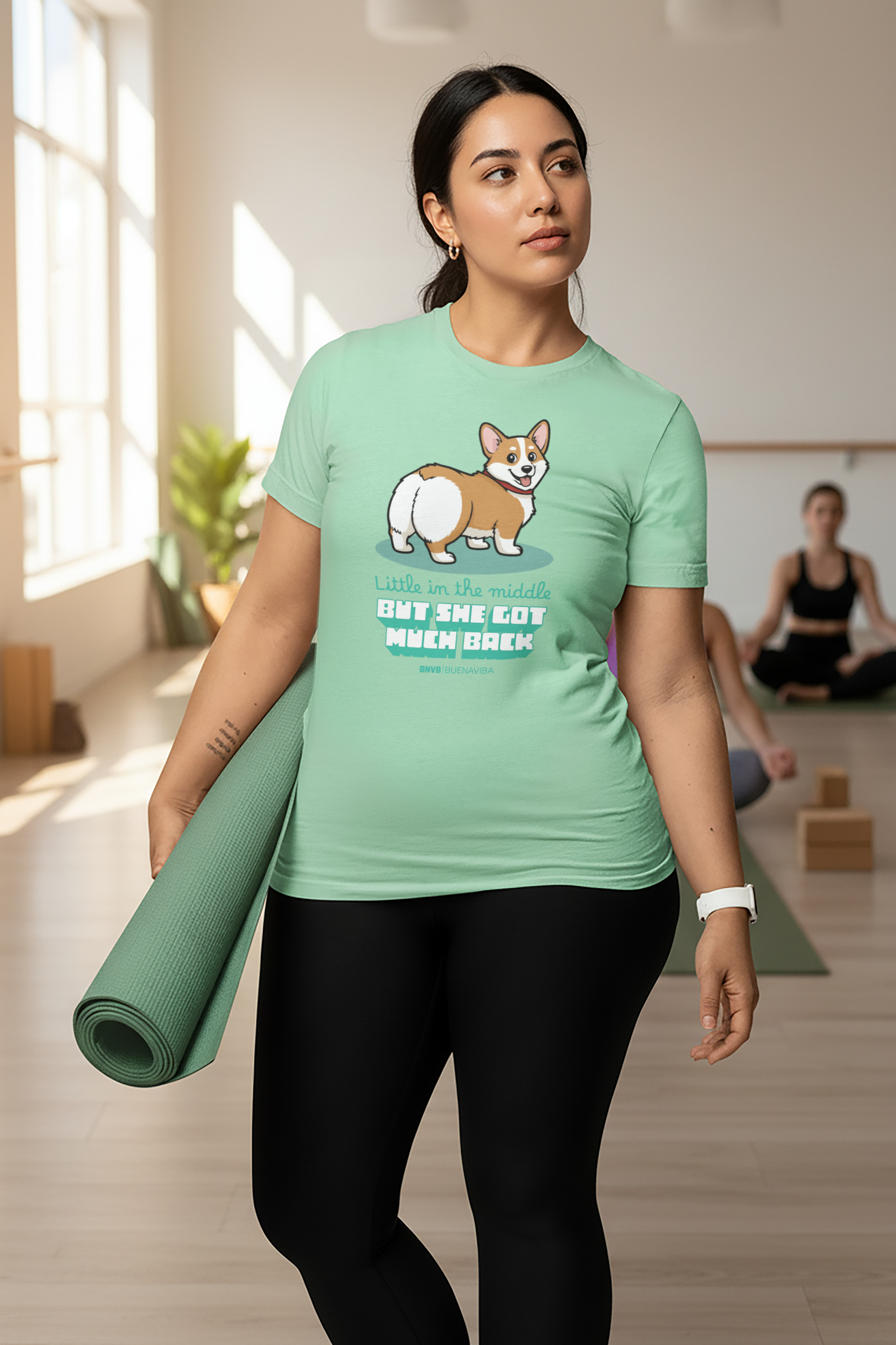 Little in the Middle, Much Back Corgi Tee