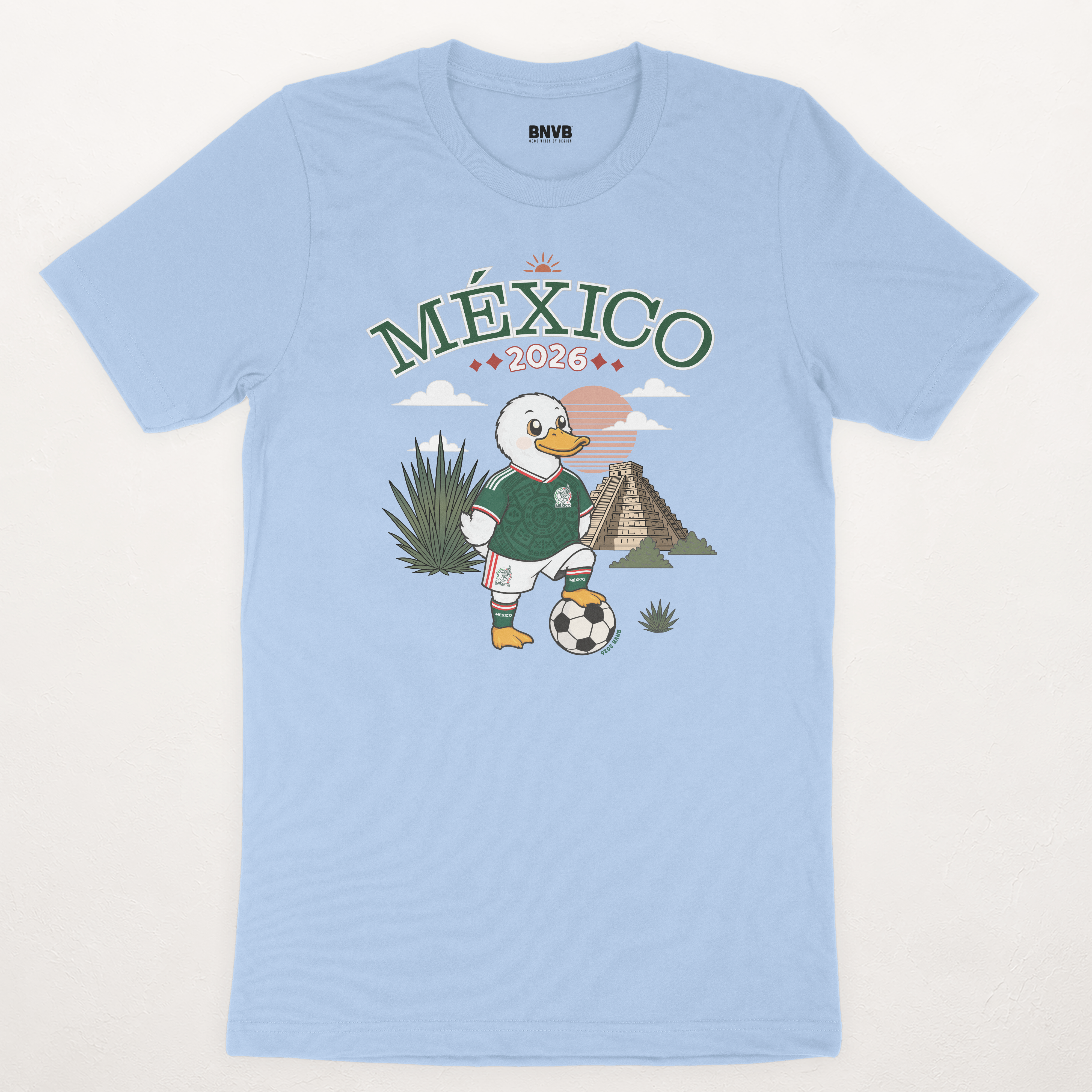 México 2026 Pato Futbolero Tee