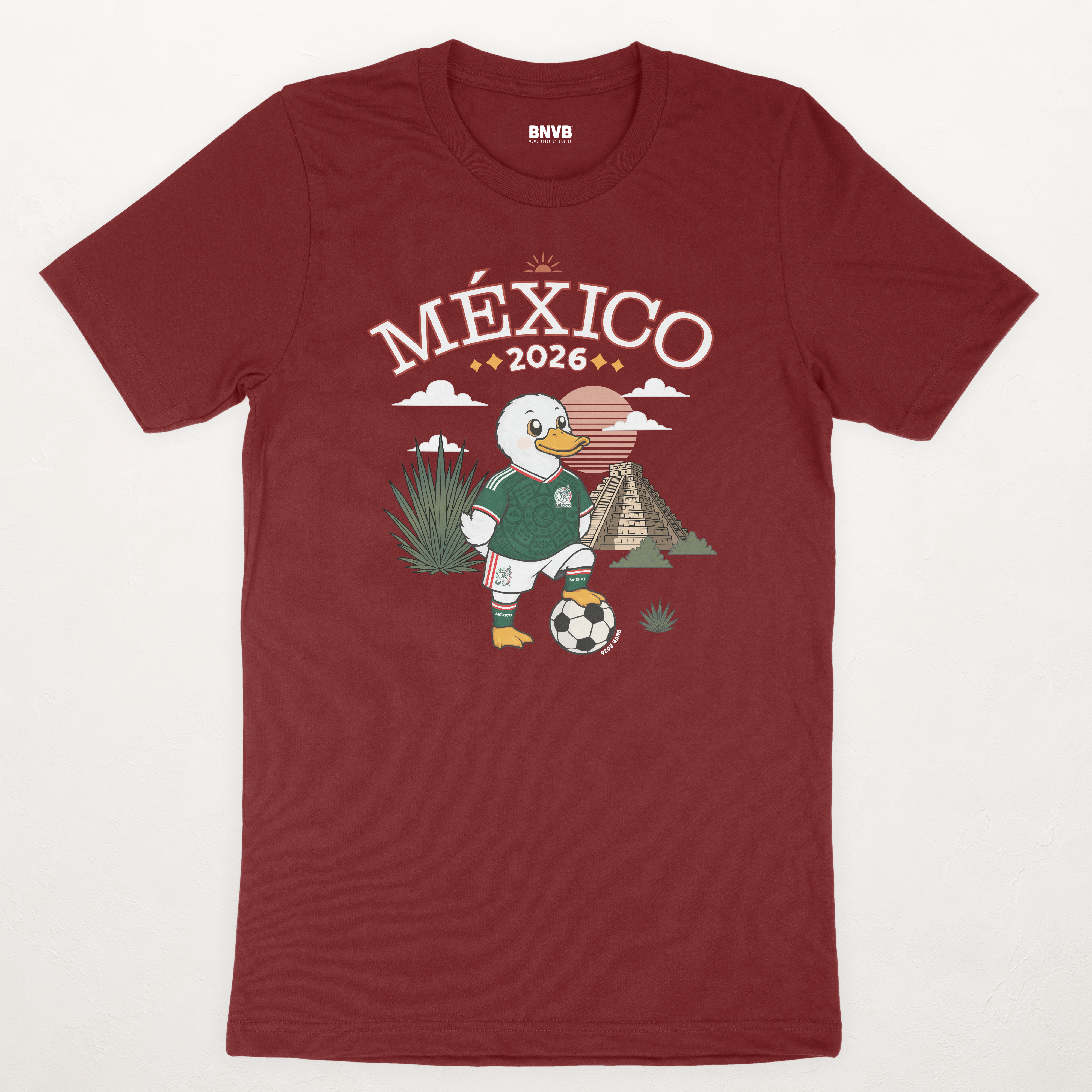 México 2026 Pato Futbolero Tee