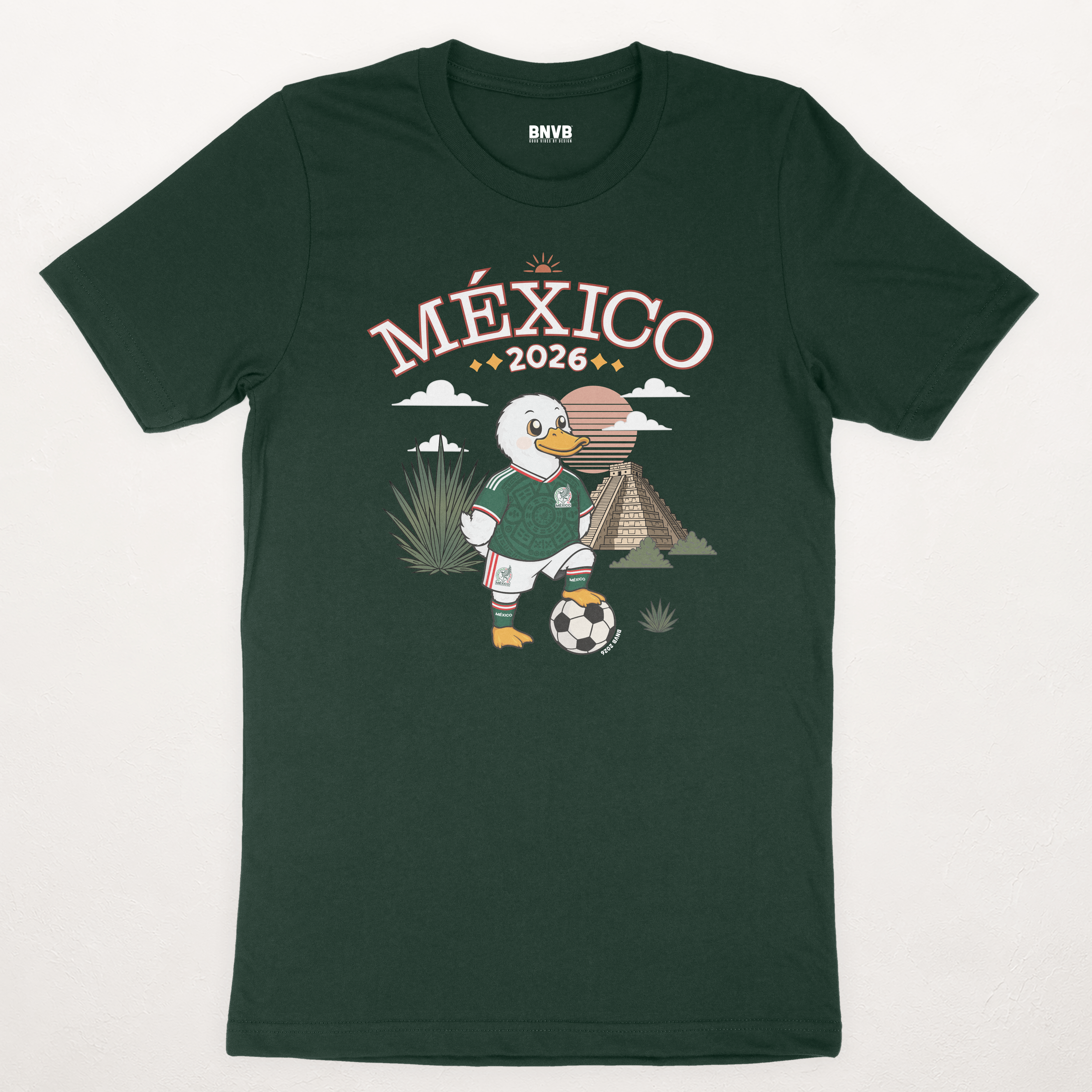 México 2026 Pato Futbolero Tee