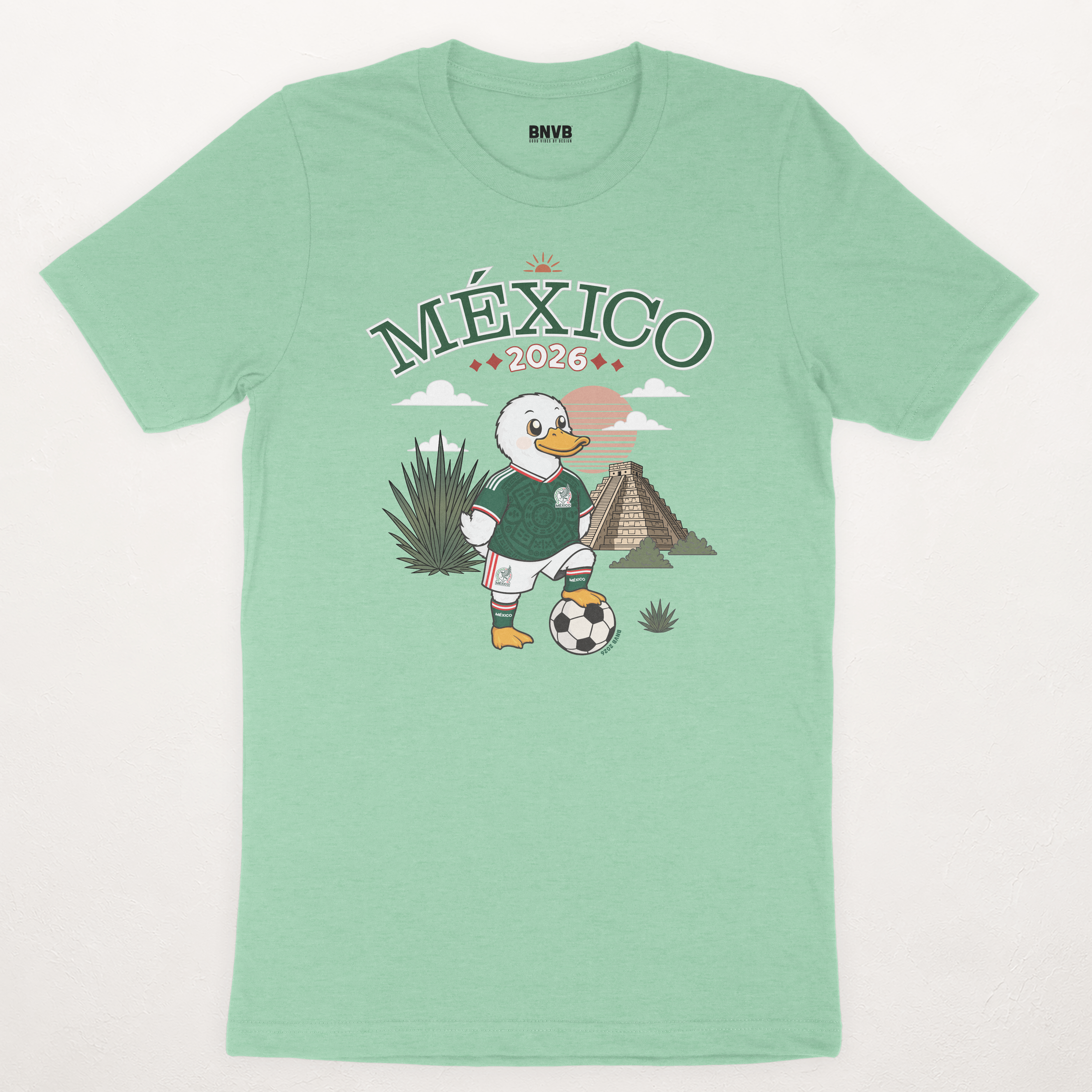 México 2026 Pato Futbolero Tee