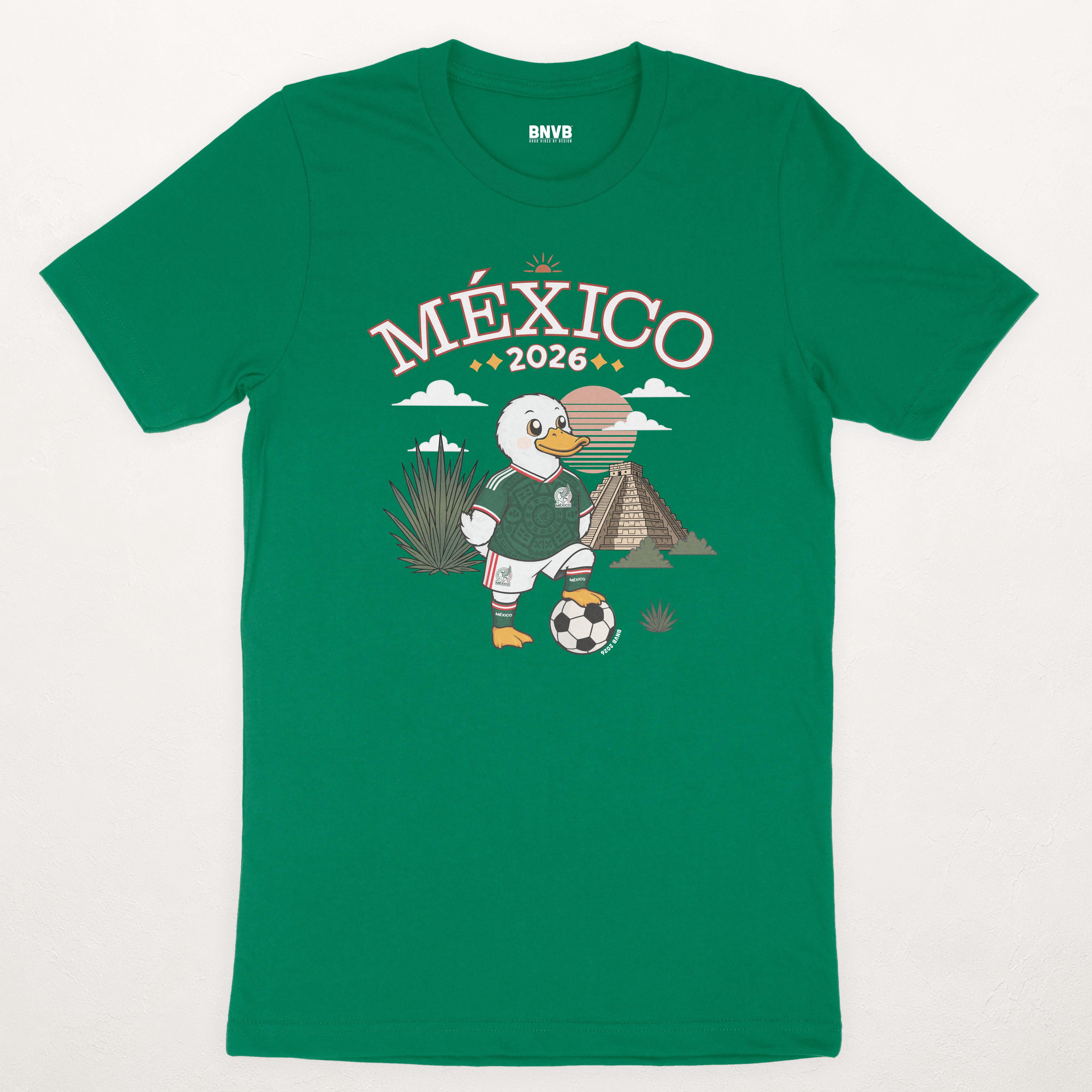 México 2026 Pato Futbolero Tee