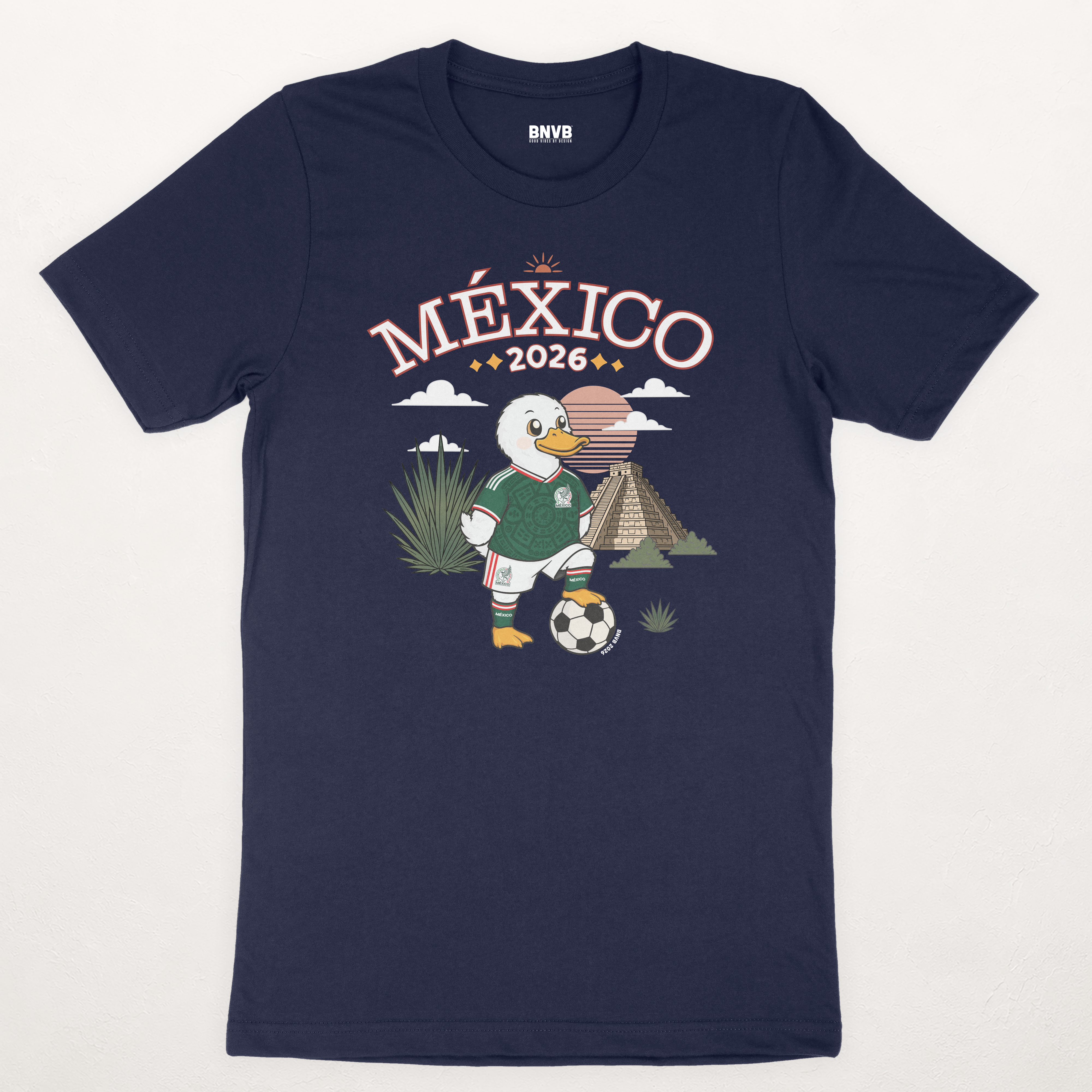 México 2026 Pato Futbolero Tee