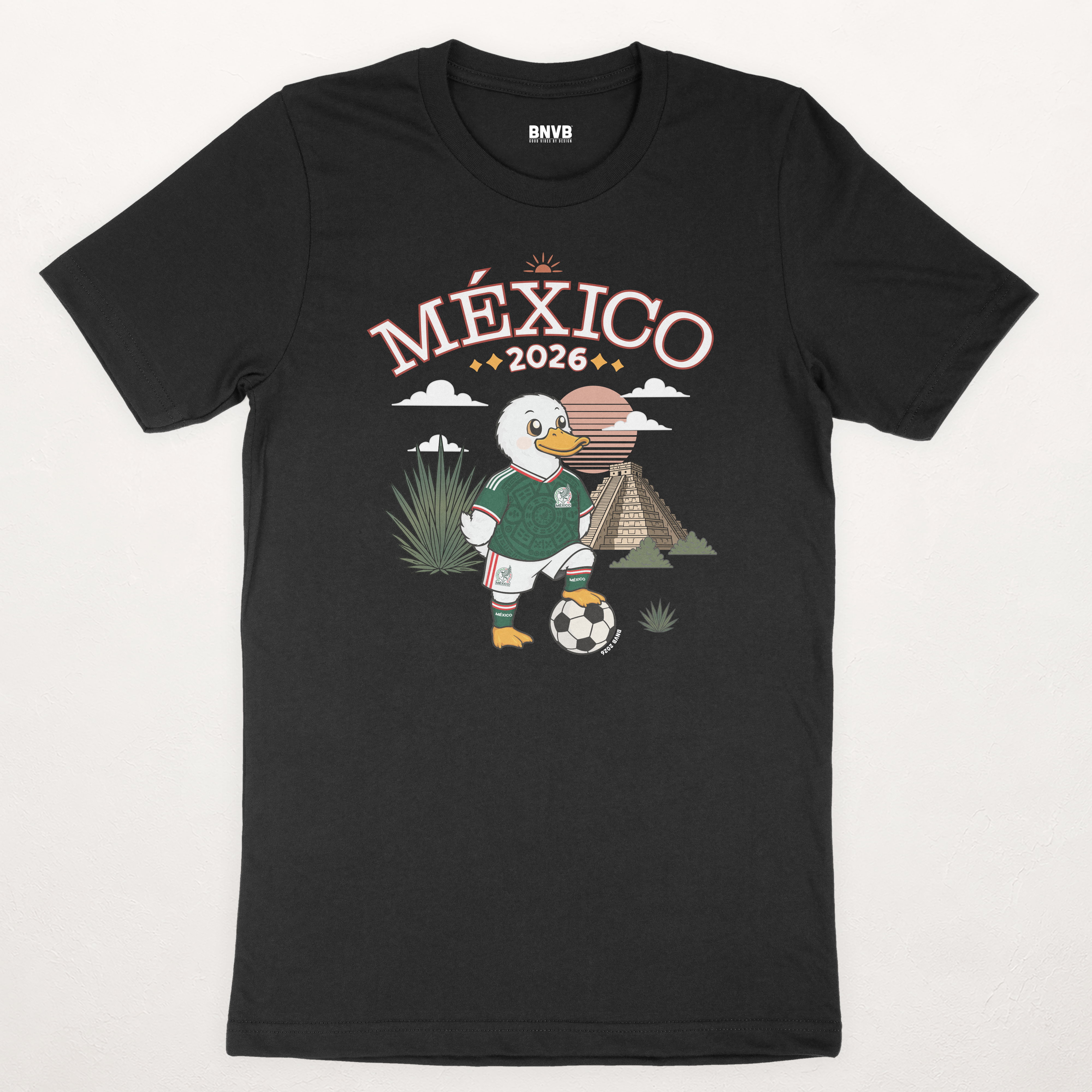 México 2026 Pato Futbolero Tee