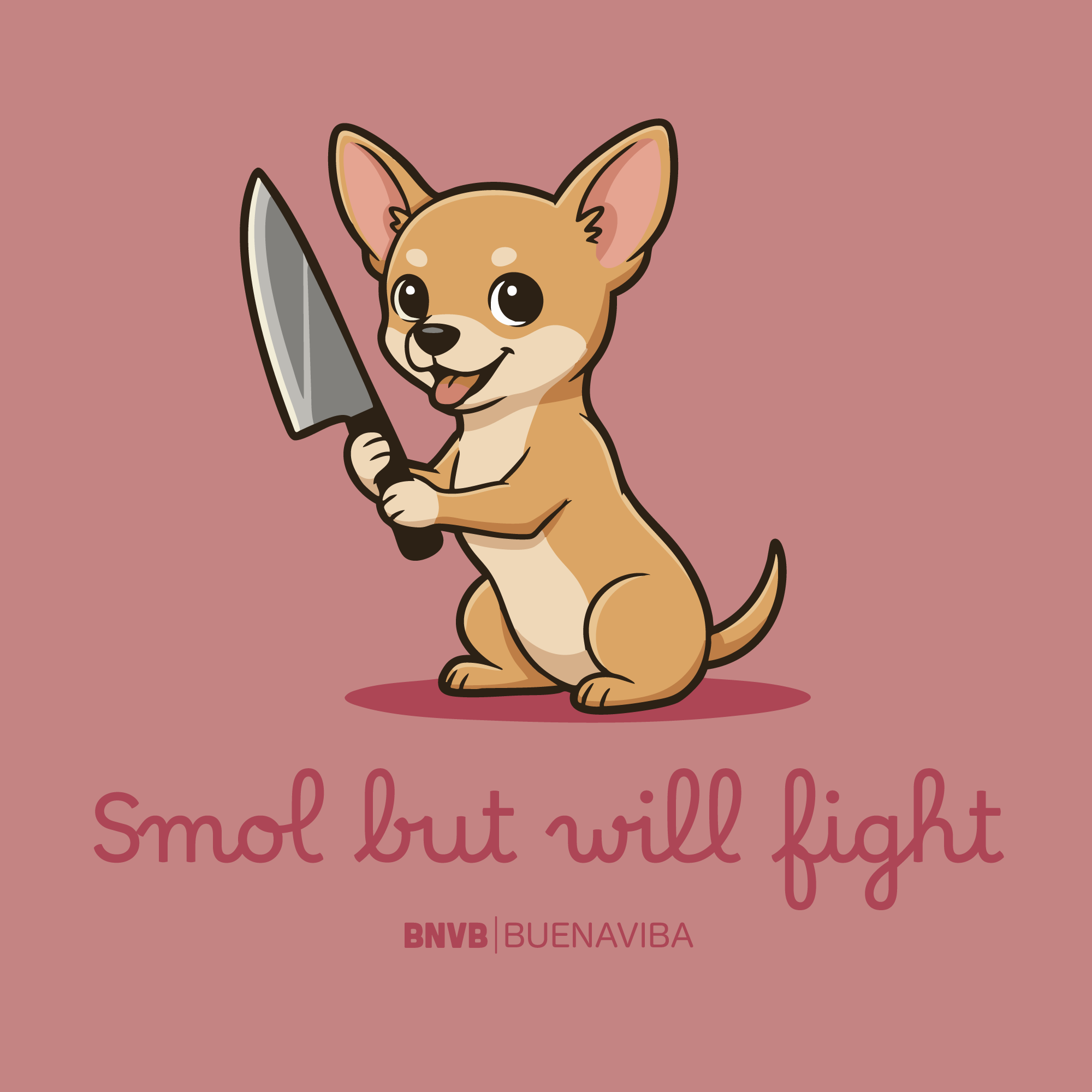 Smol But Will Fight Tee