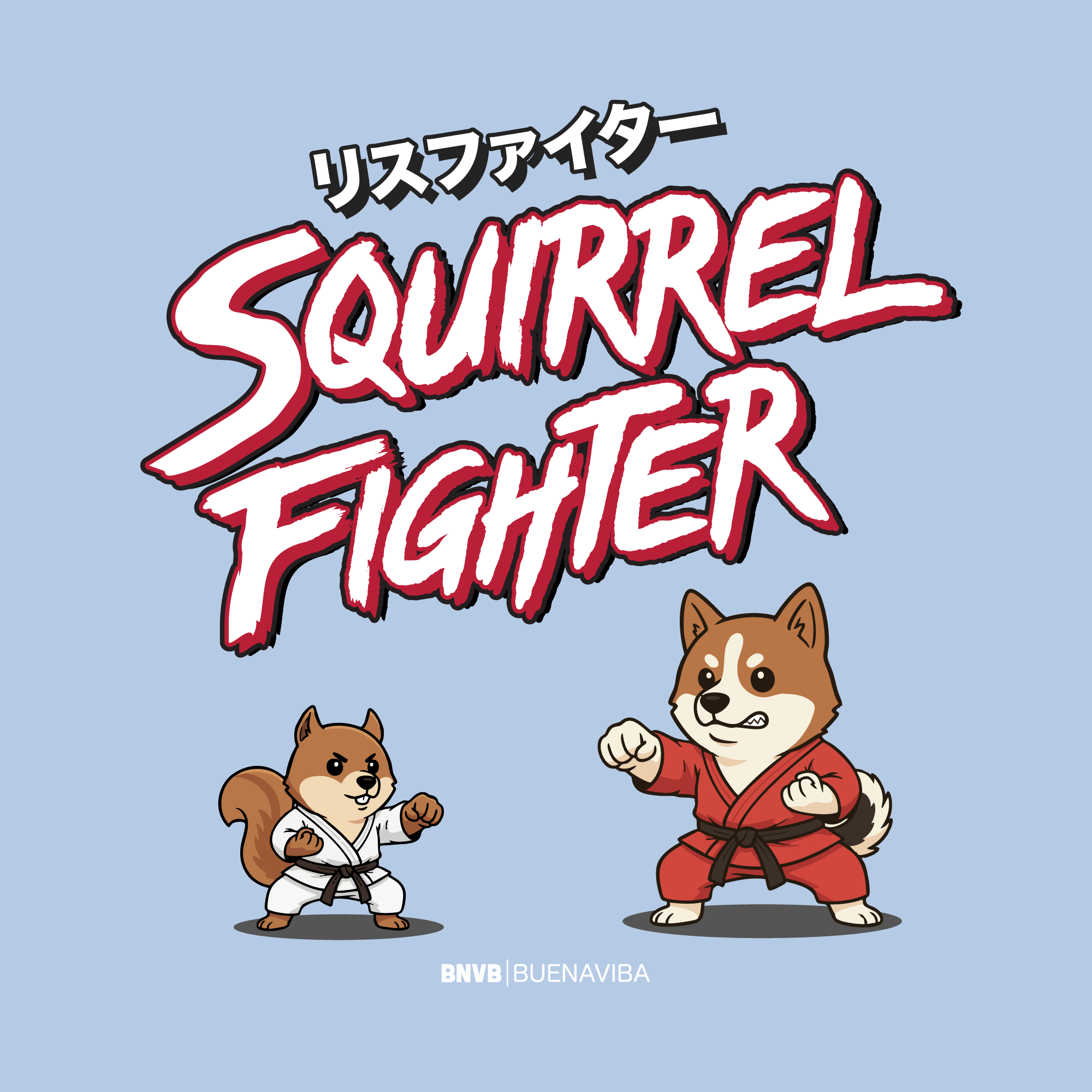 Squirrel Fighter Tee