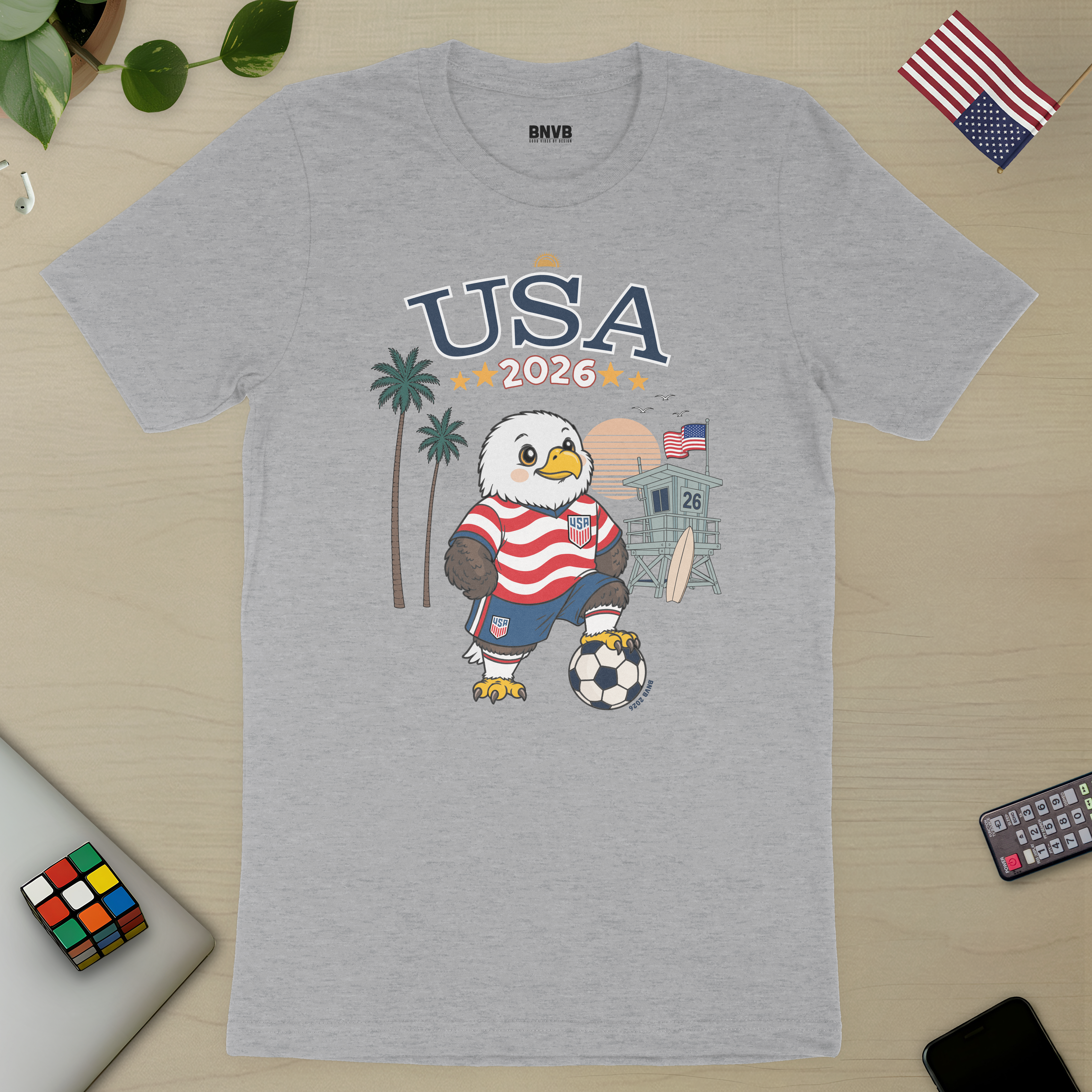 USA 2026 West Coast Soccer Eagle Tee