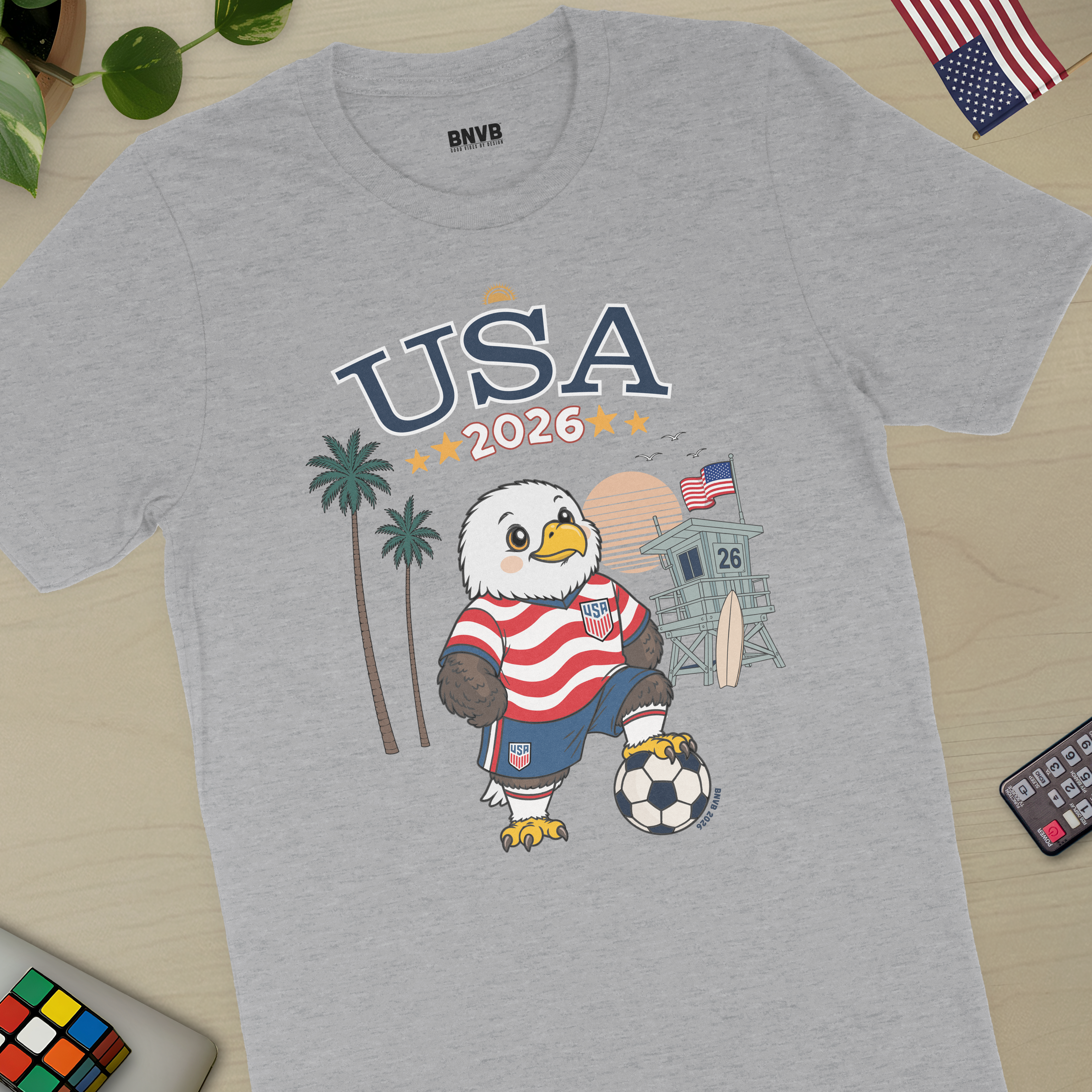 USA 2026 West Coast Soccer Eagle Tee