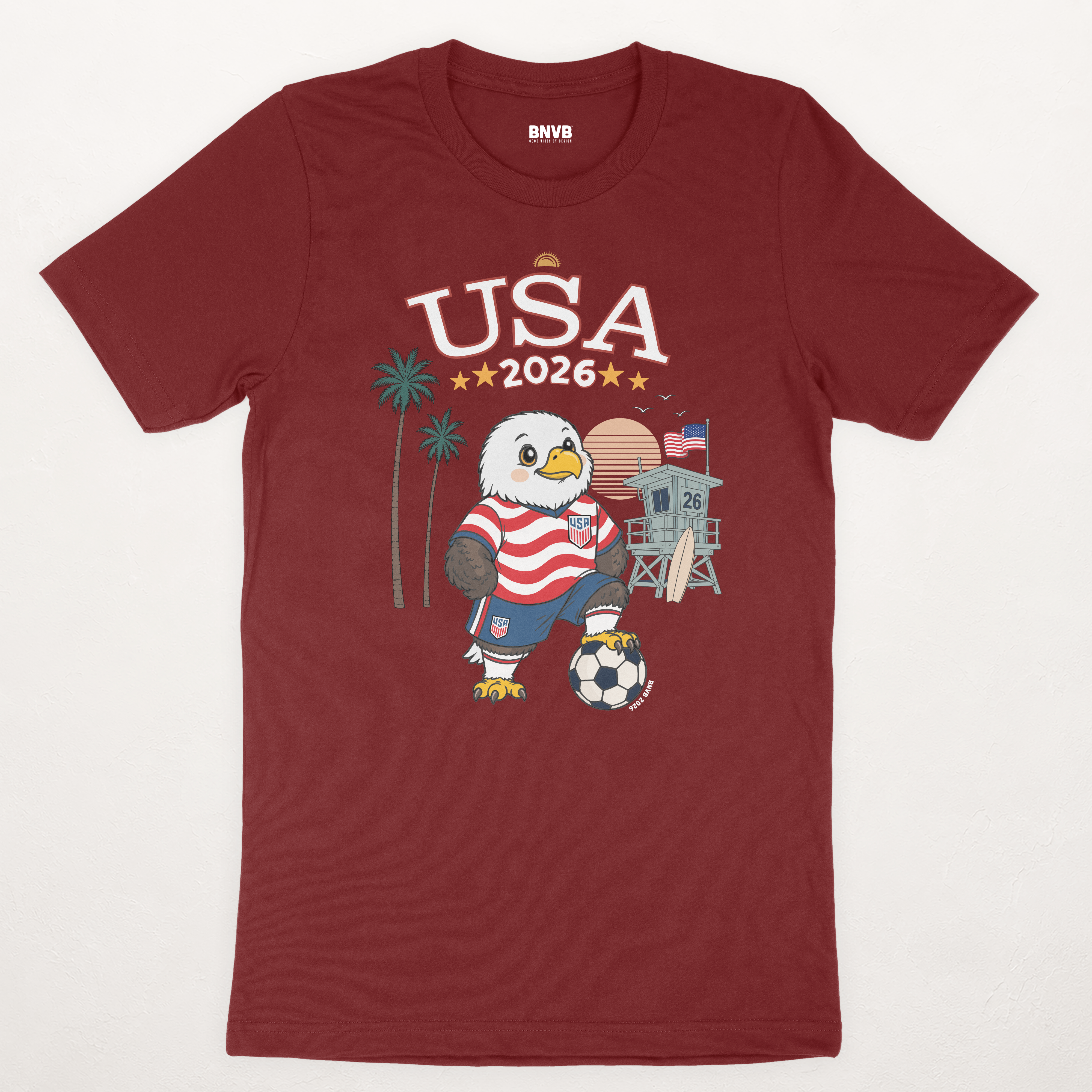 USA 2026 West Coast Soccer Eagle Tee