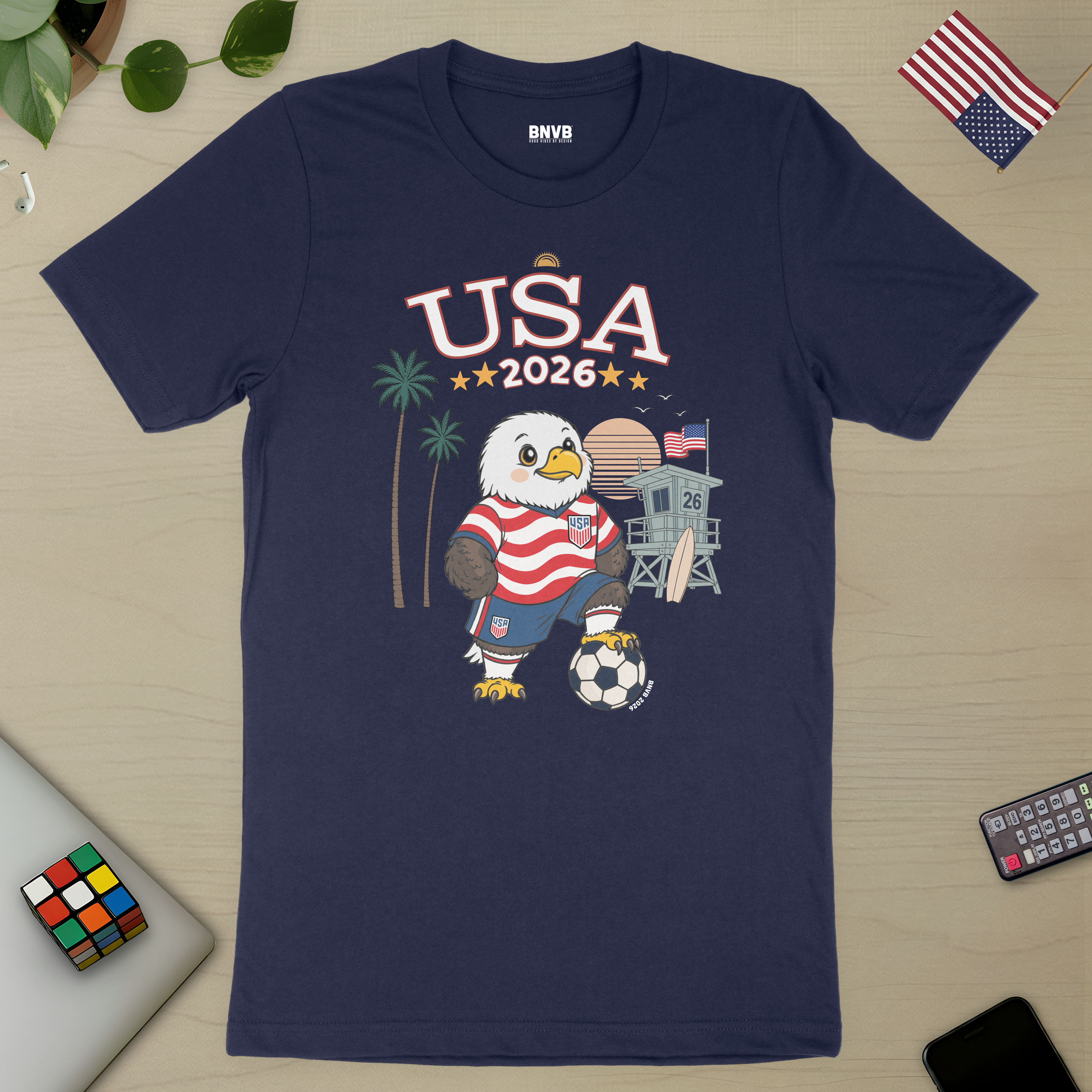 USA 2026 West Coast Soccer Eagle Tee