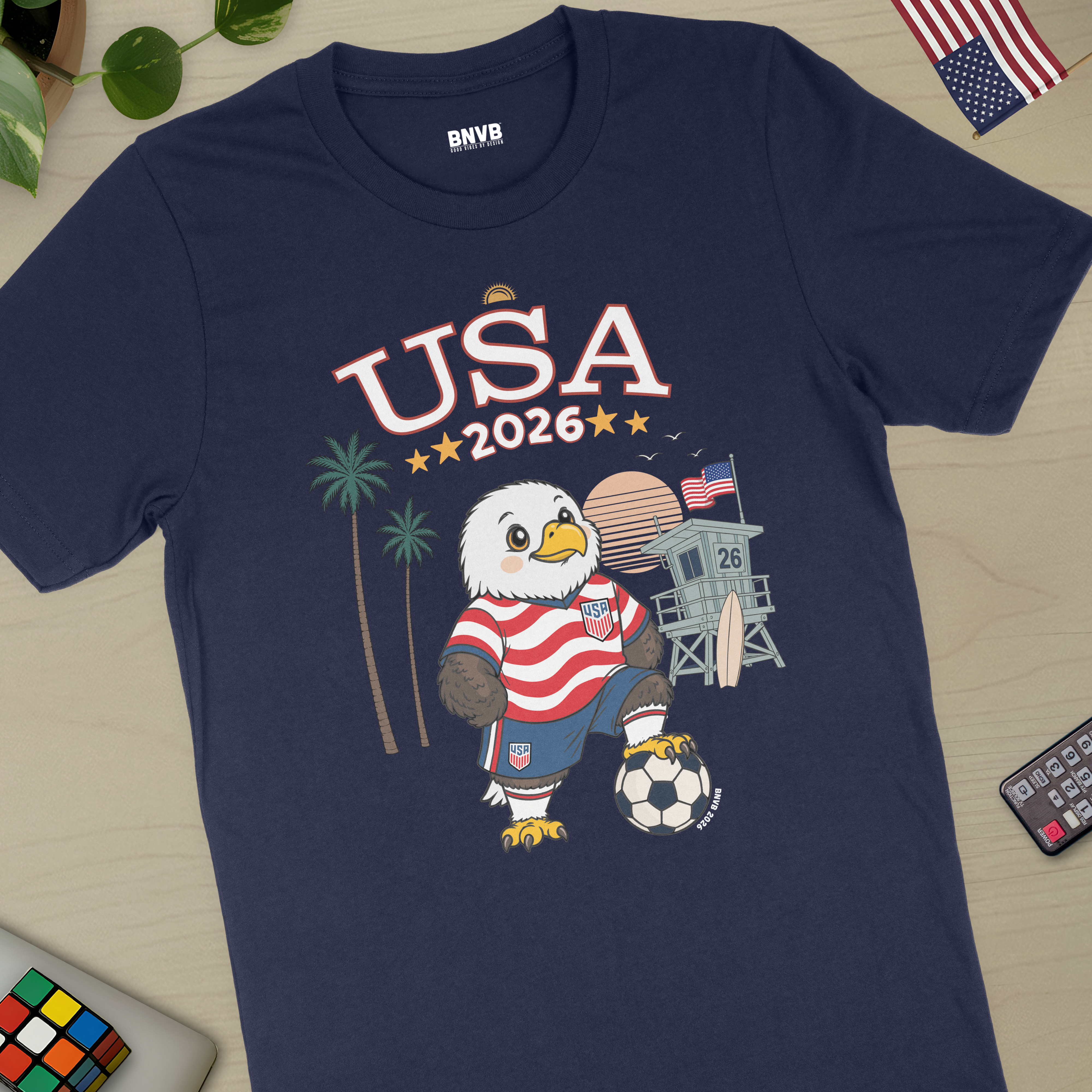 USA 2026 West Coast Soccer Eagle Tee