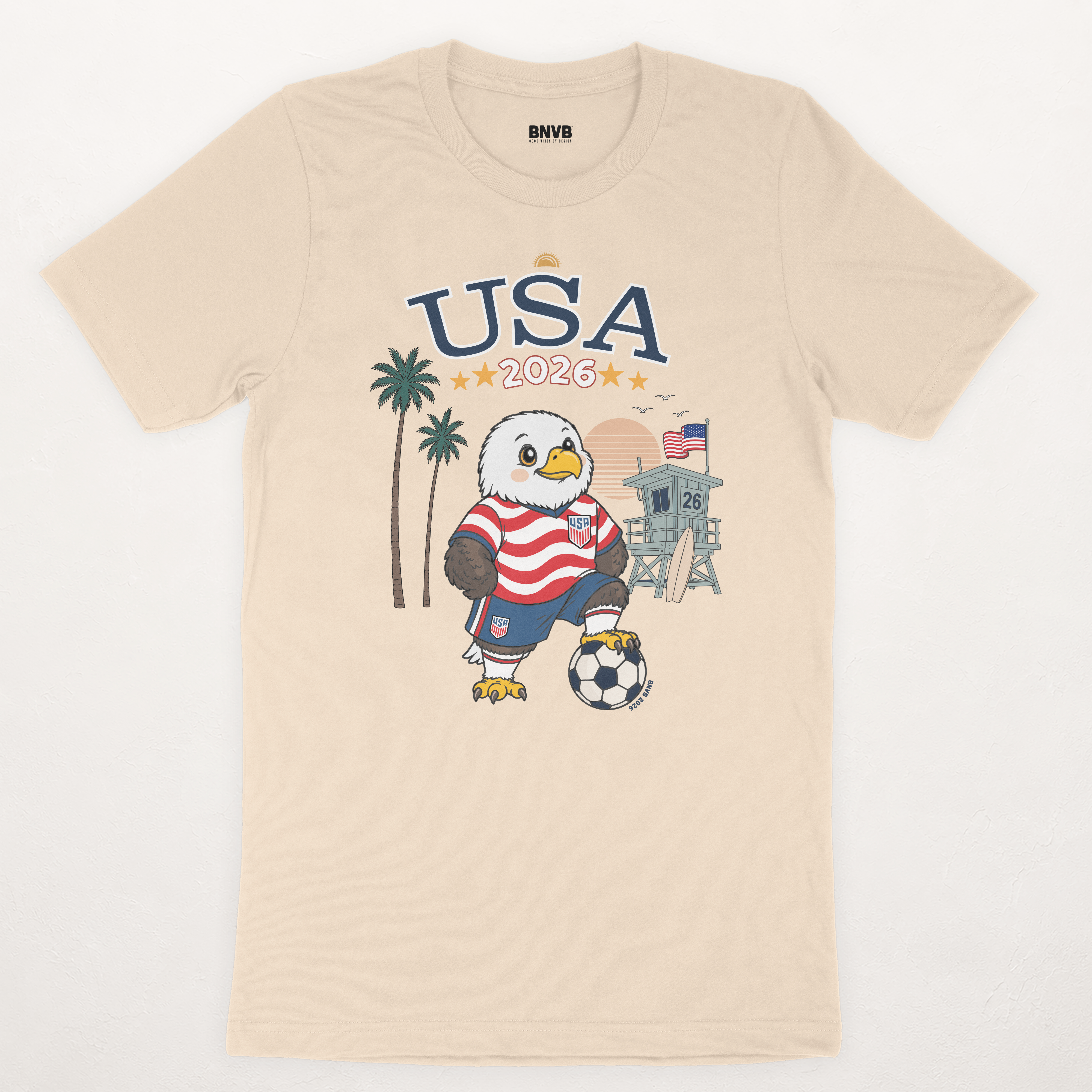 USA 2026 West Coast Soccer Eagle Tee