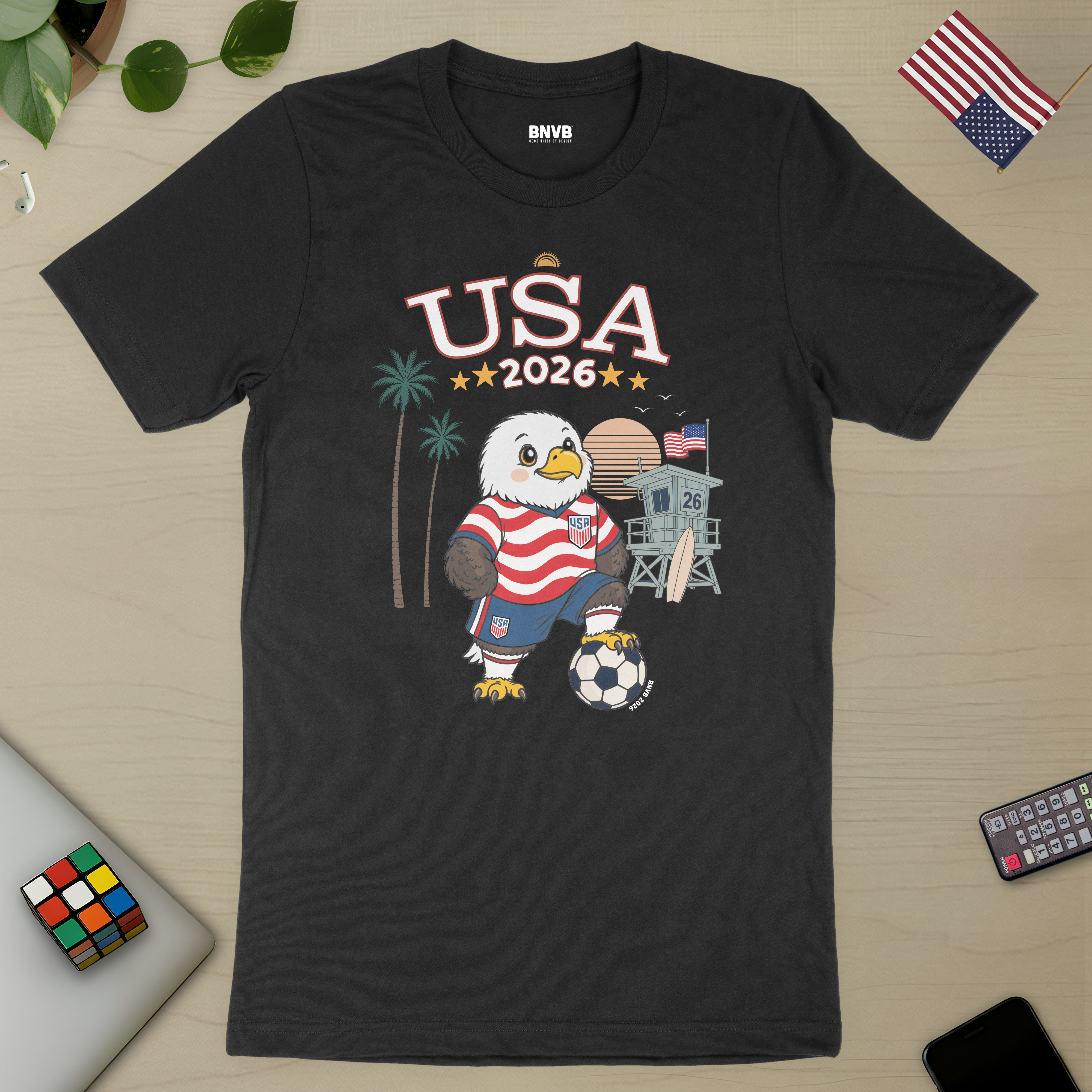 USA 2026 West Coast Soccer Eagle Tee