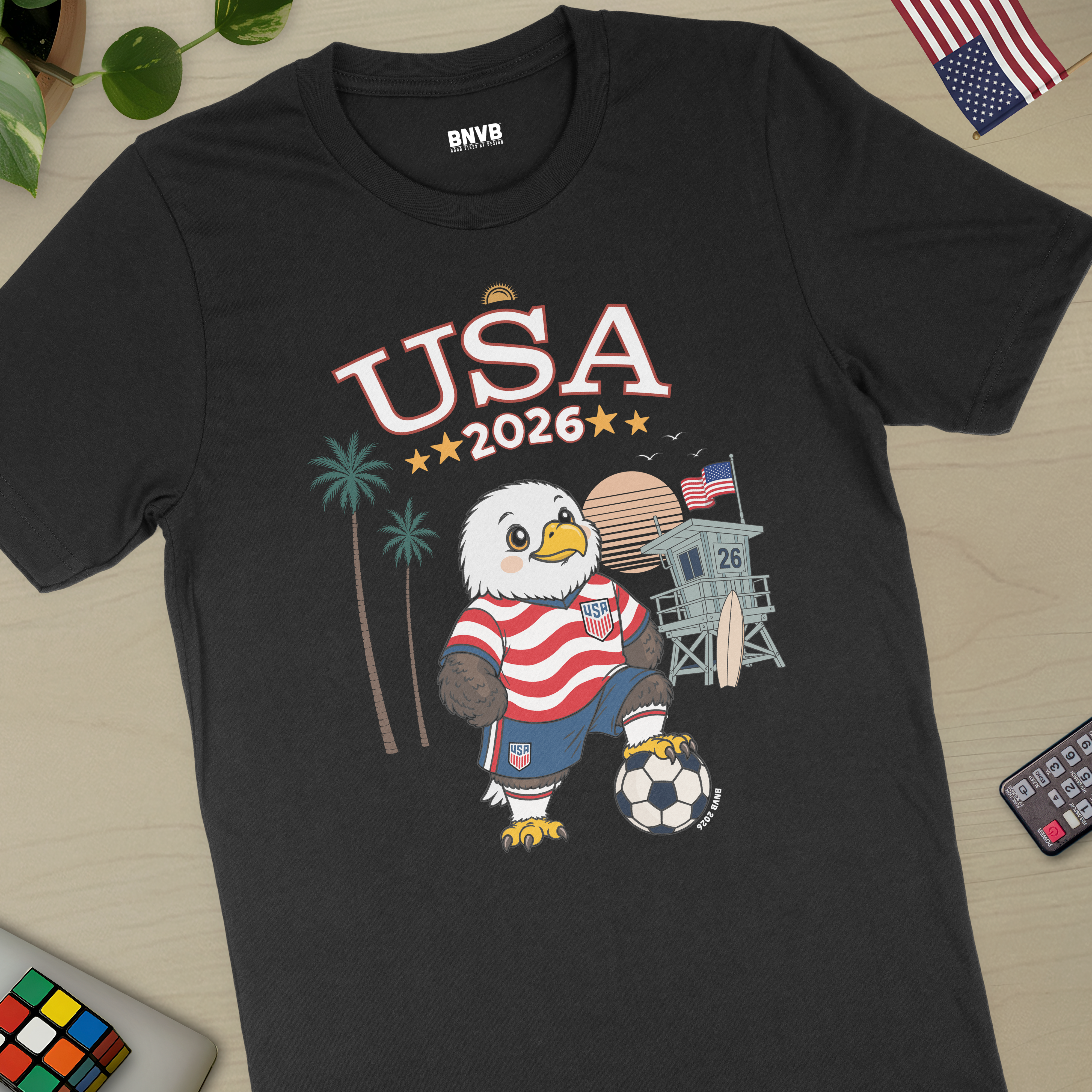 USA 2026 West Coast Soccer Eagle Tee