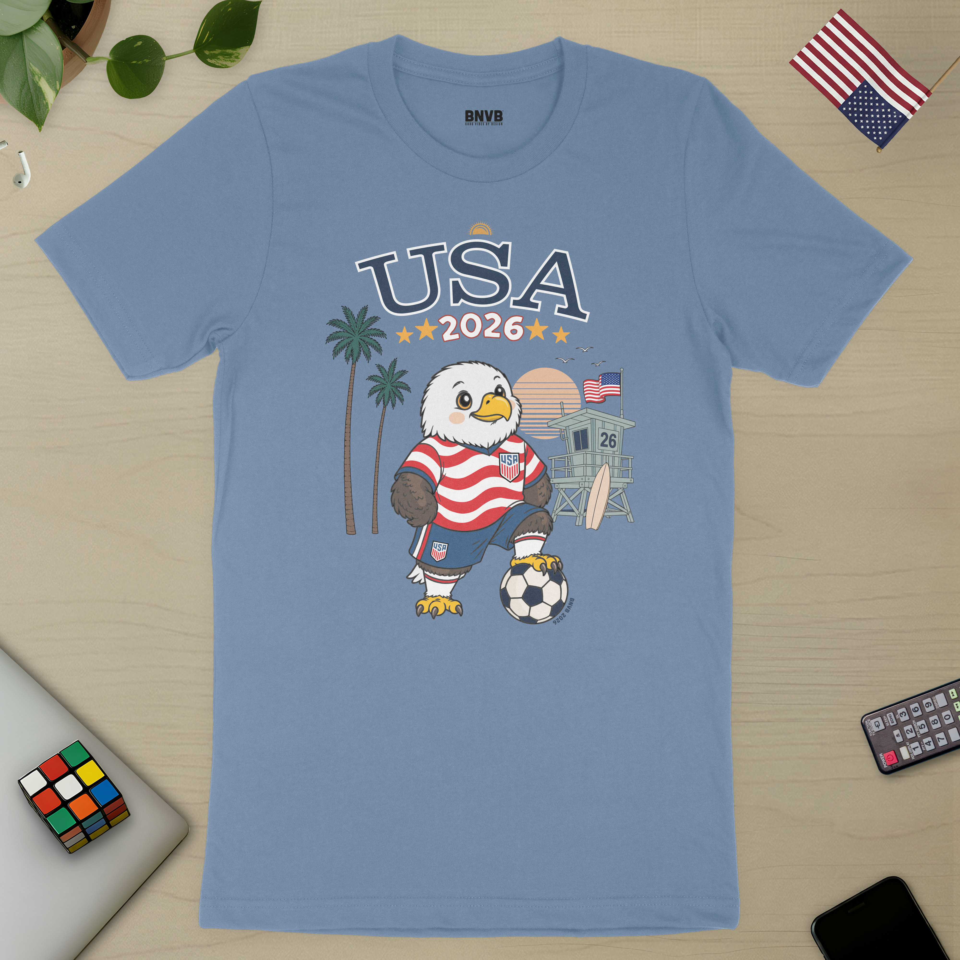 USA 2026 West Coast Soccer Eagle Tee