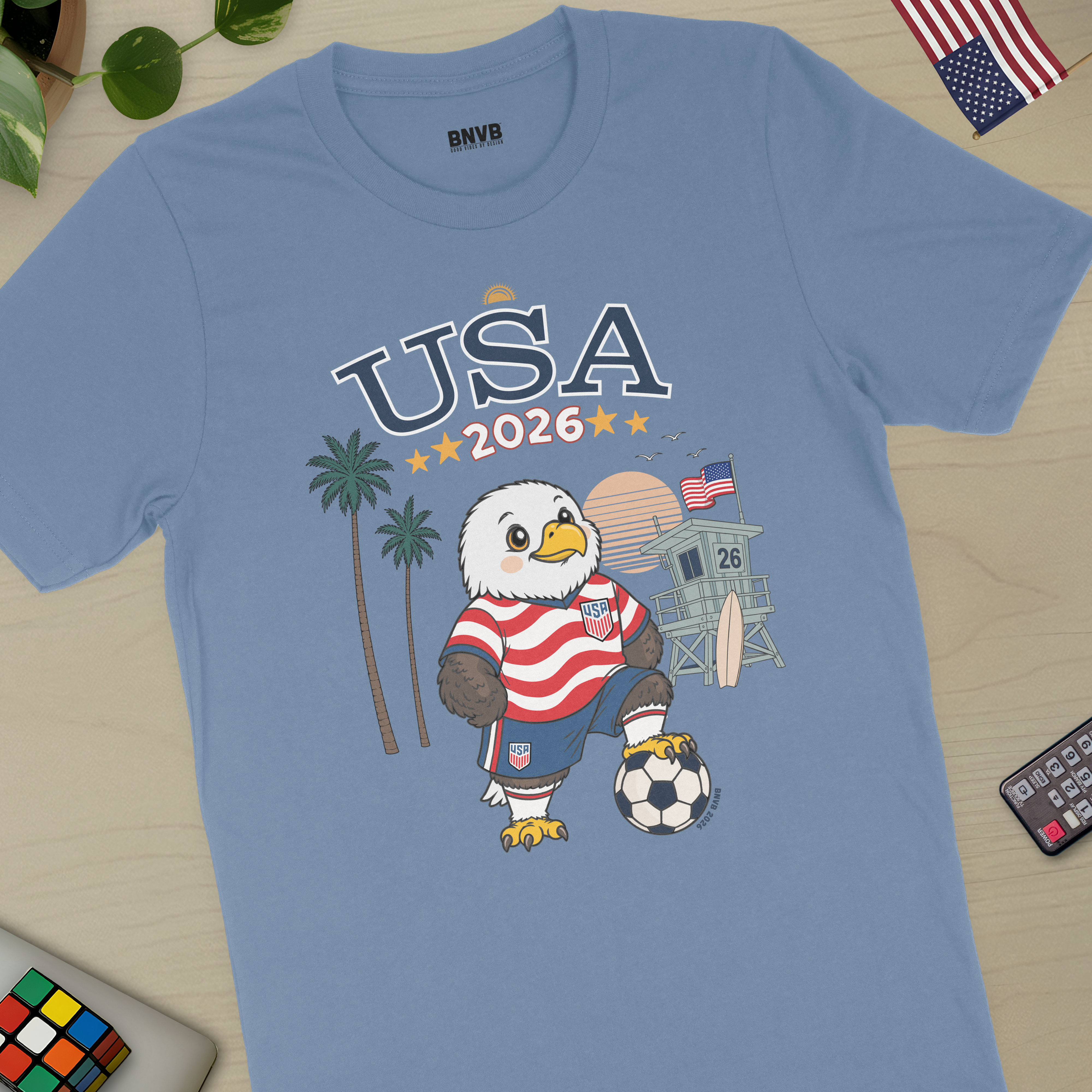 USA 2026 West Coast Soccer Eagle Tee
