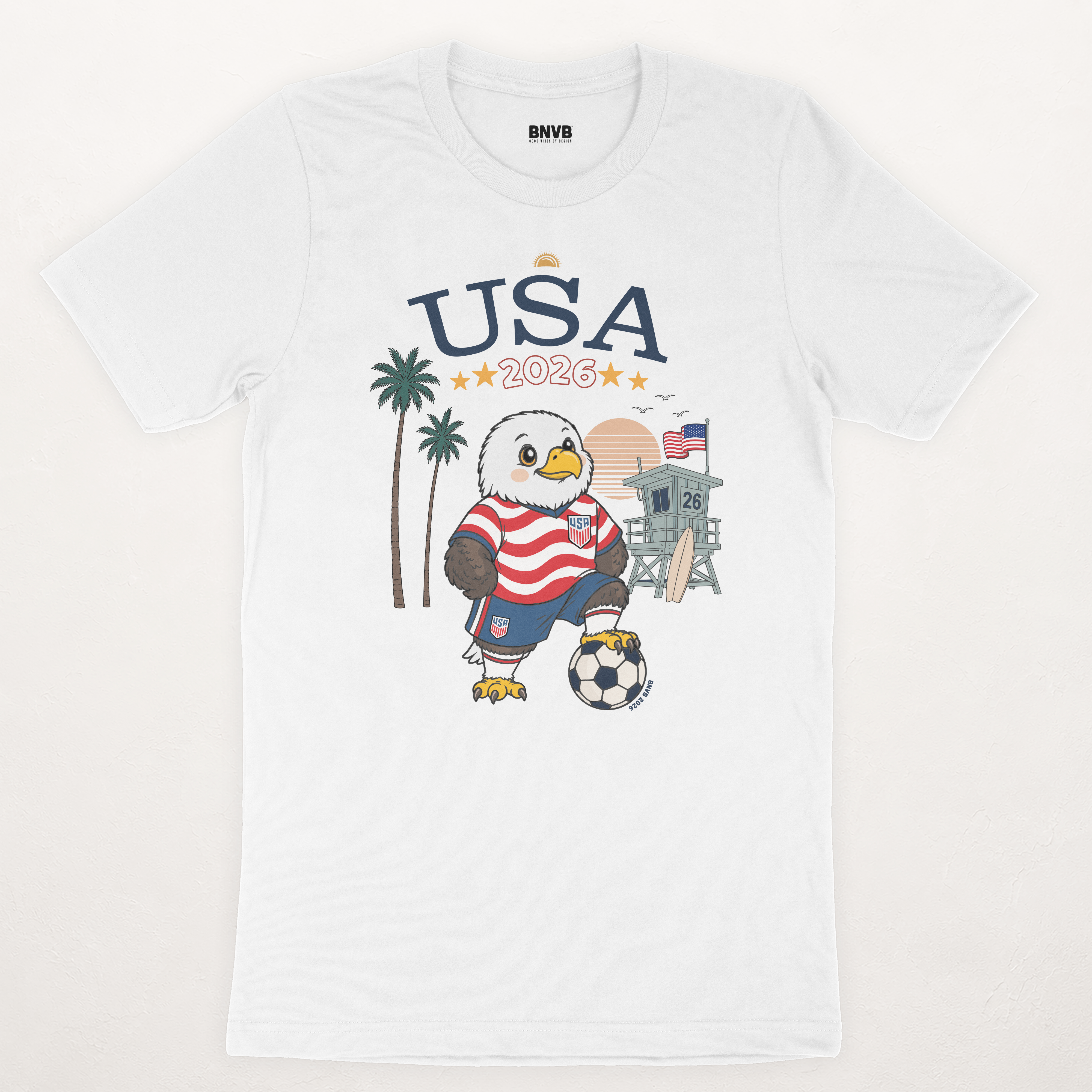 USA 2026 West Coast Soccer Eagle Tee