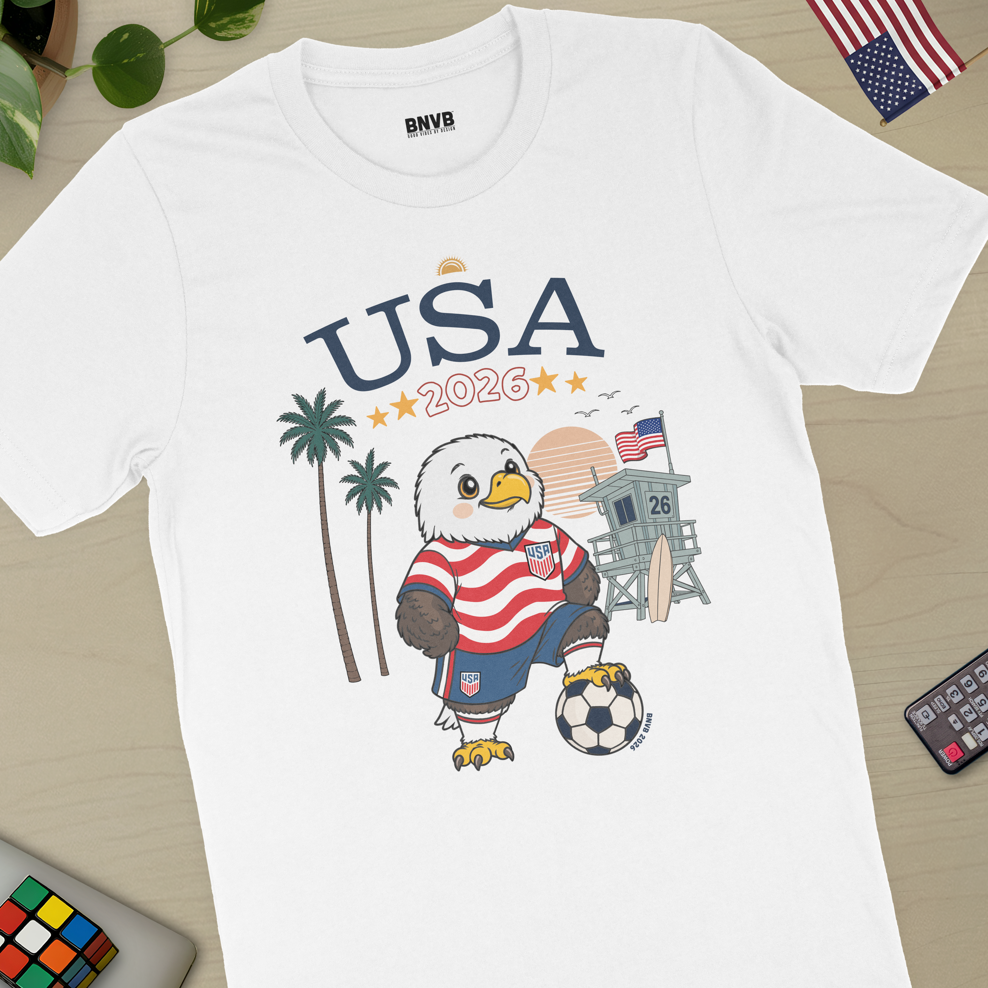 USA 2026 West Coast Soccer Eagle Tee