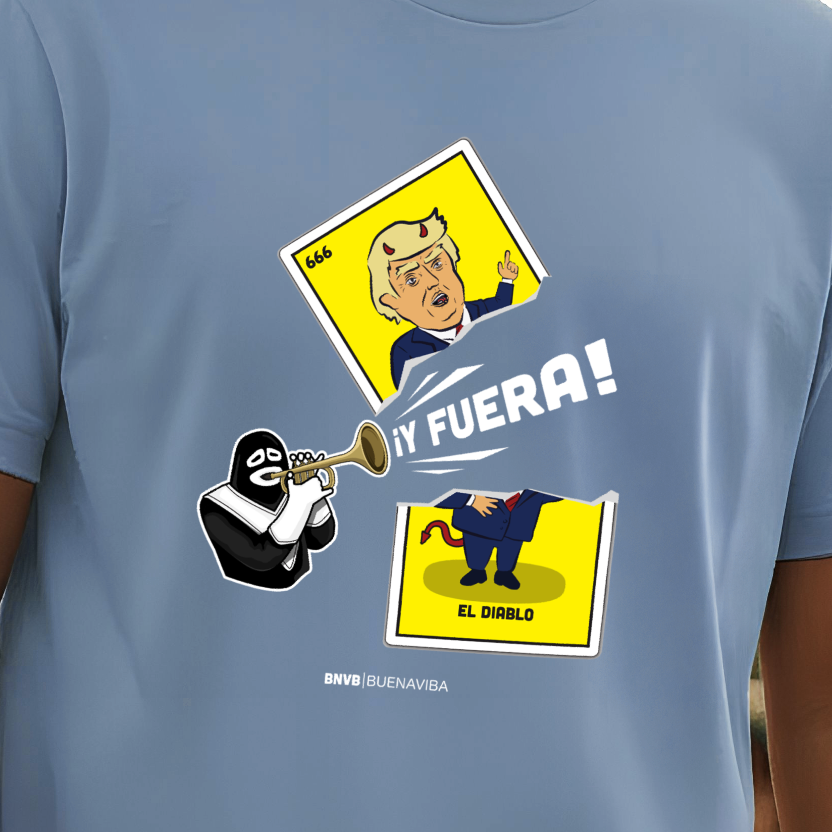 ¡Y Fuera! El Diablo Lotería Tee