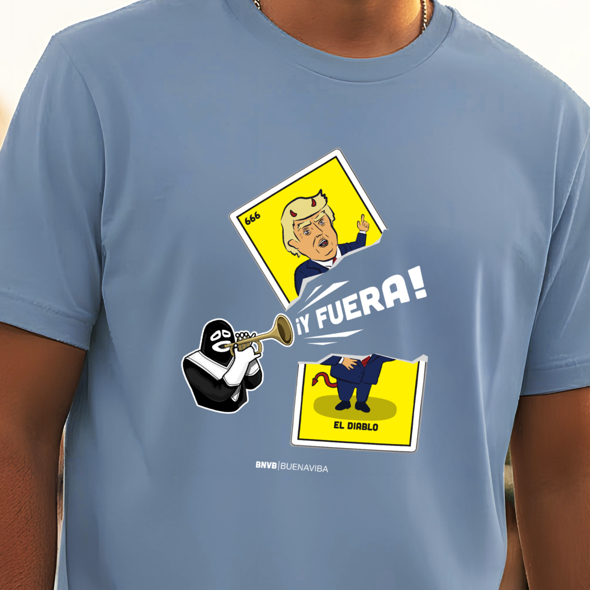 ¡Y Fuera! El Diablo Lotería Tee