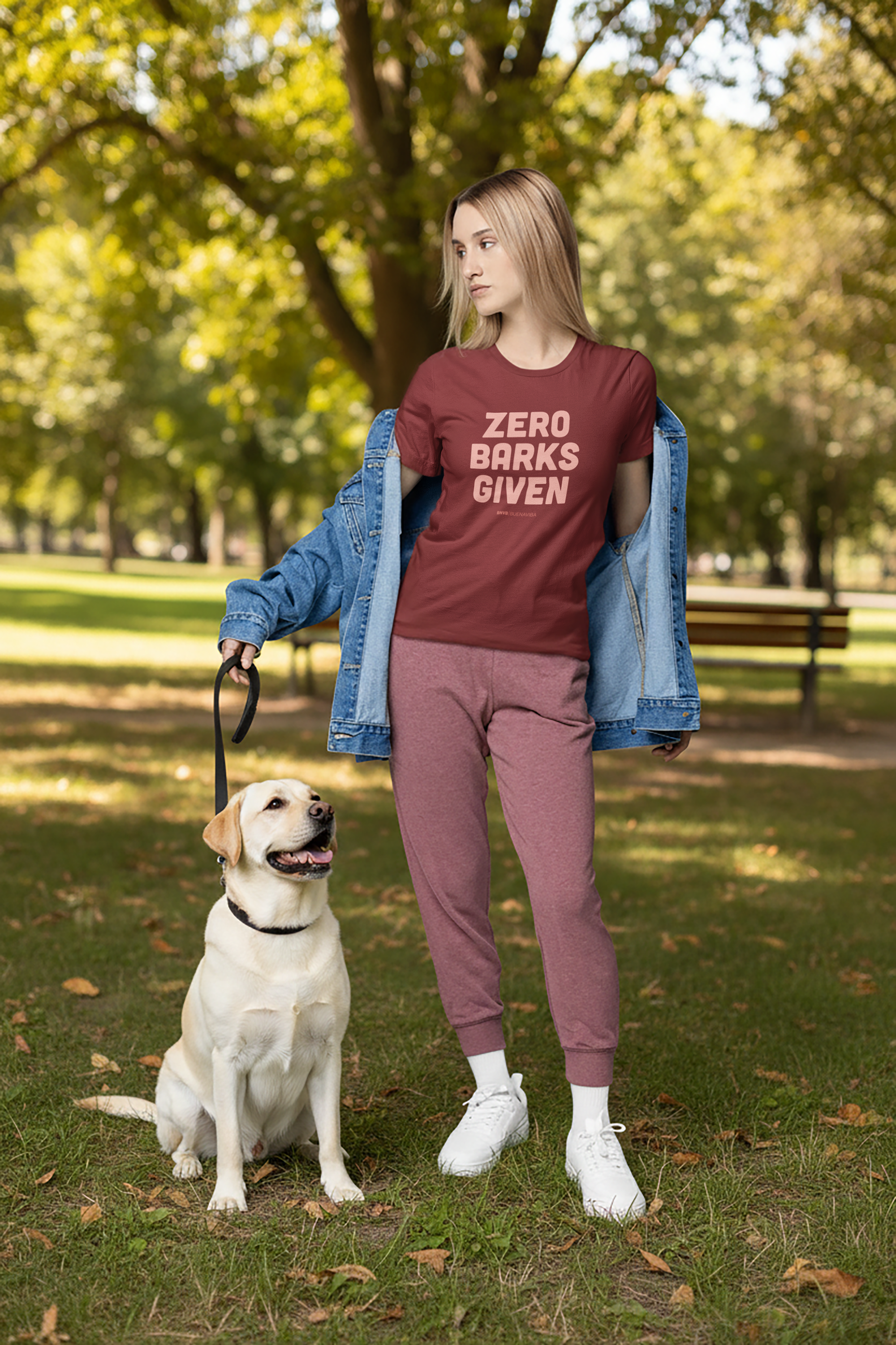 Zero Barks Given Tee | No Worries Dog Lover T-Shirt