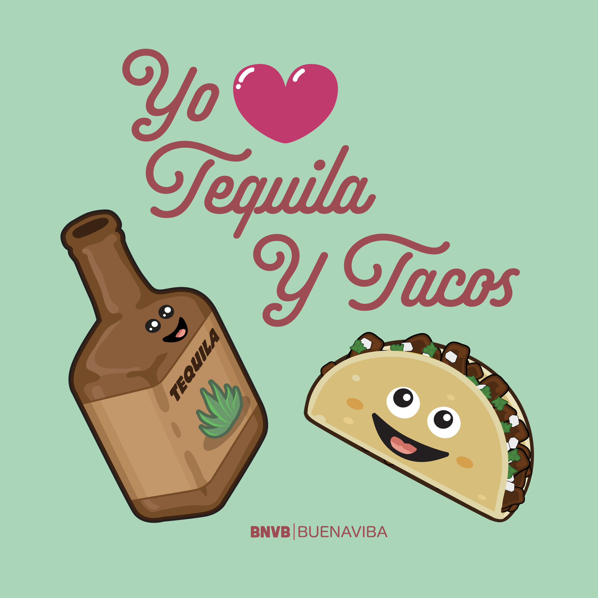 Yo Amo Tequila y Tacos Tee